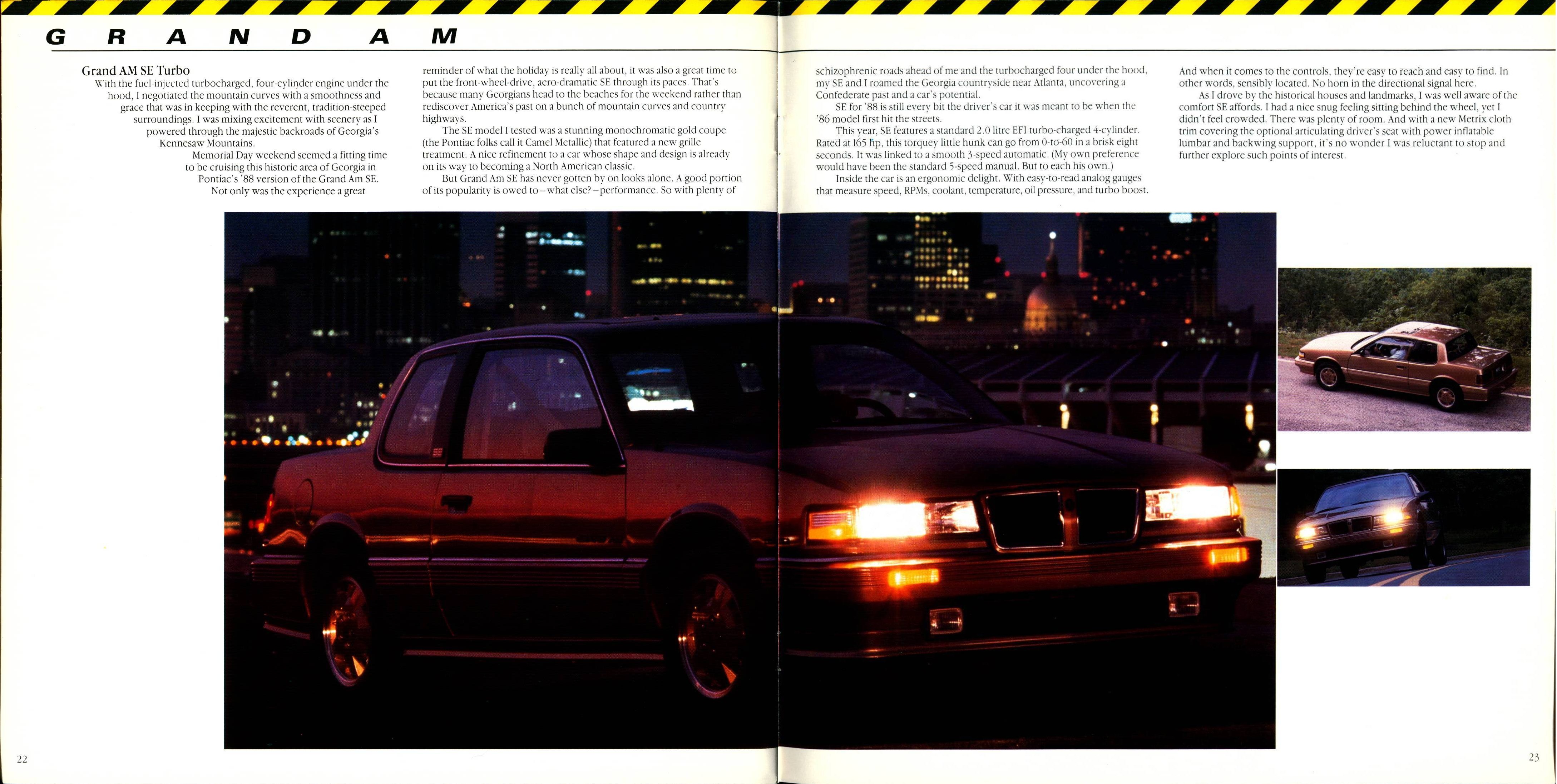 1988 Pontiac Compacts Brochure (Cdn) 22-23