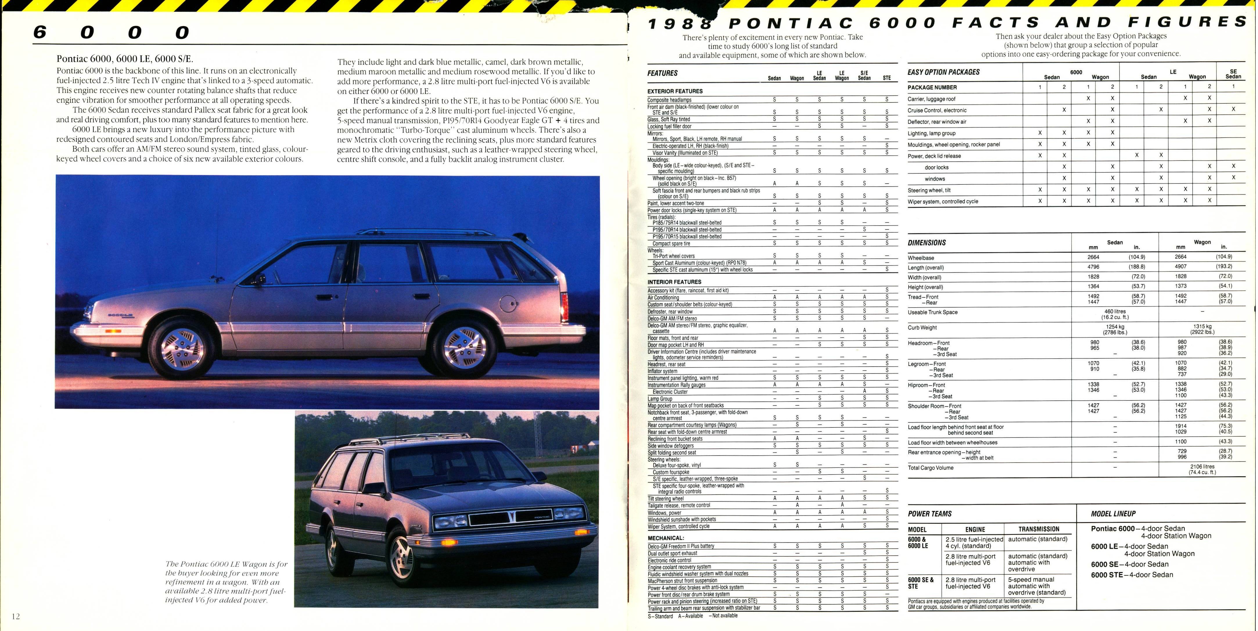 1988 Pontiac Family Cars Brochure (Cdn) 12-13