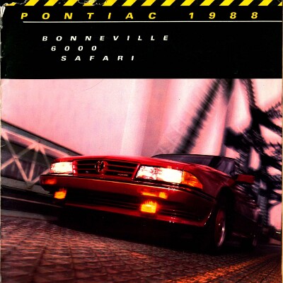 1988 Pontiac Family Cars - Canada
