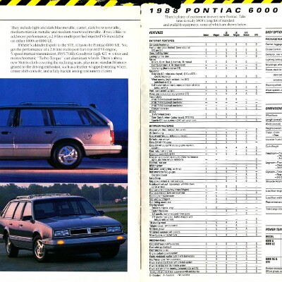 1988 Pontiac Family Cars Brochure (Cdn) 12-13