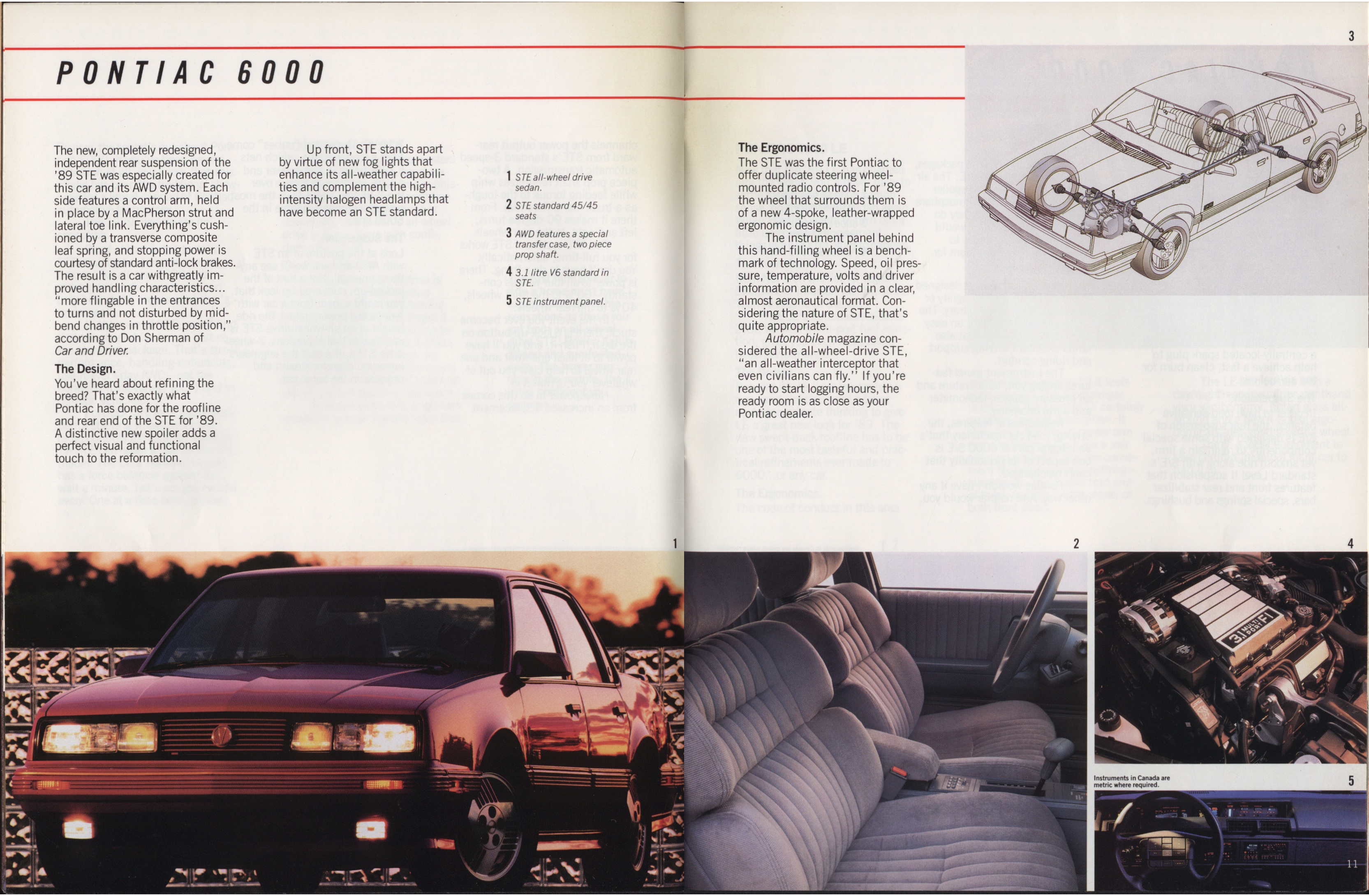 1989 Pontiac Family Cars Brochure (Cdn) 10-11