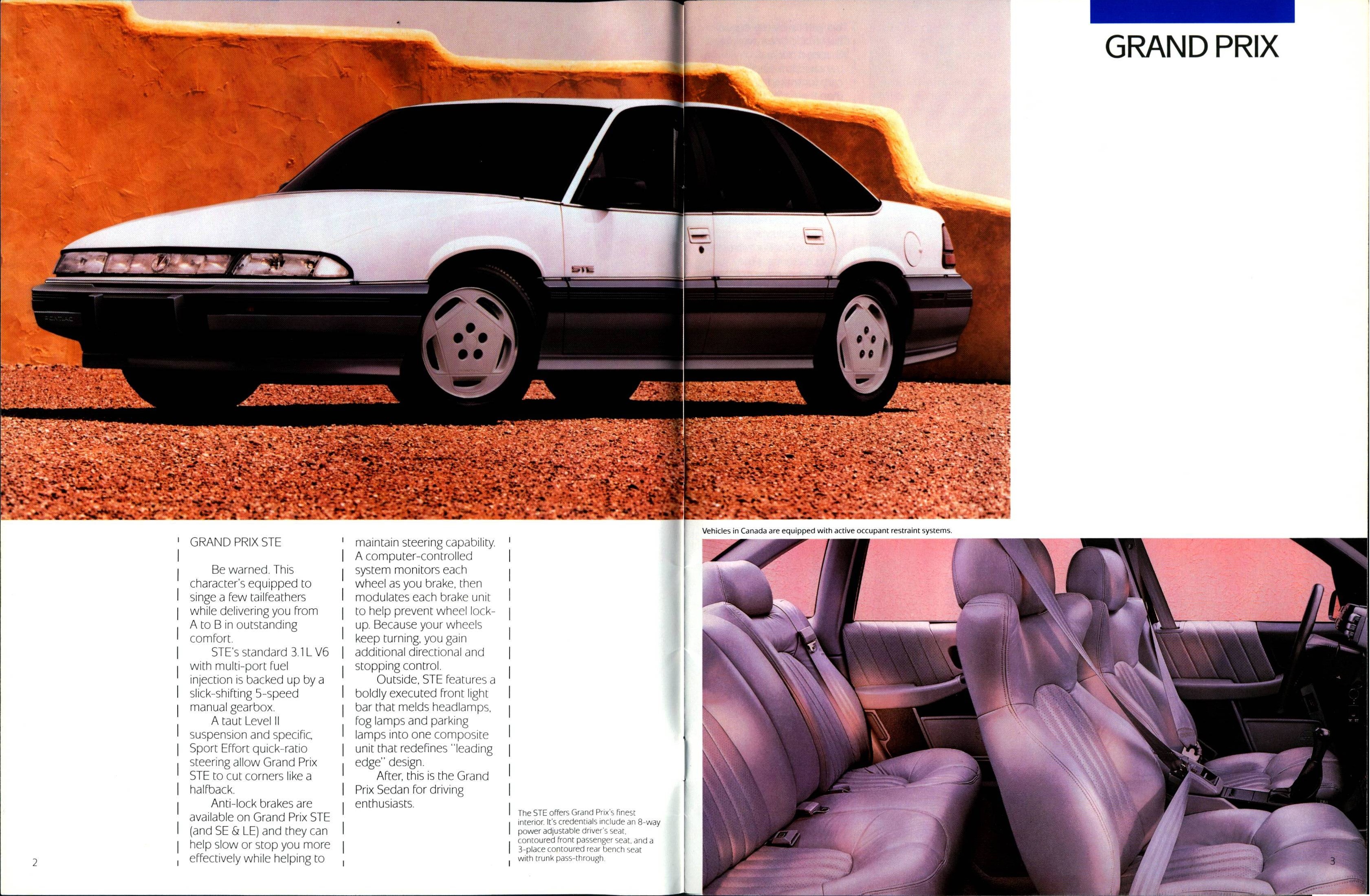 1990 Pontiac Family Vehicles Brochure (Cdn) 02-03