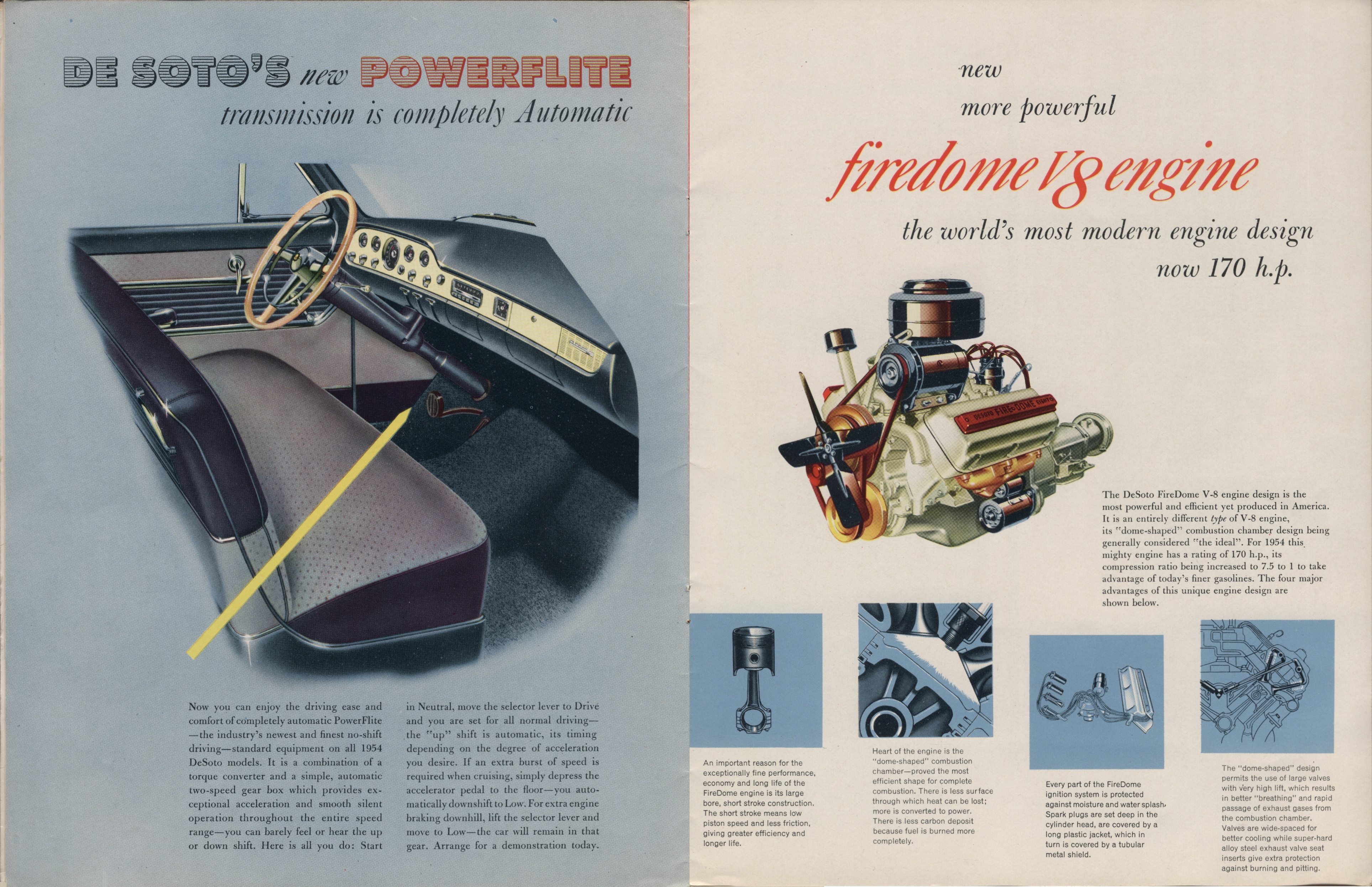 1954 De Soto Brochure (Cdn) 12-13