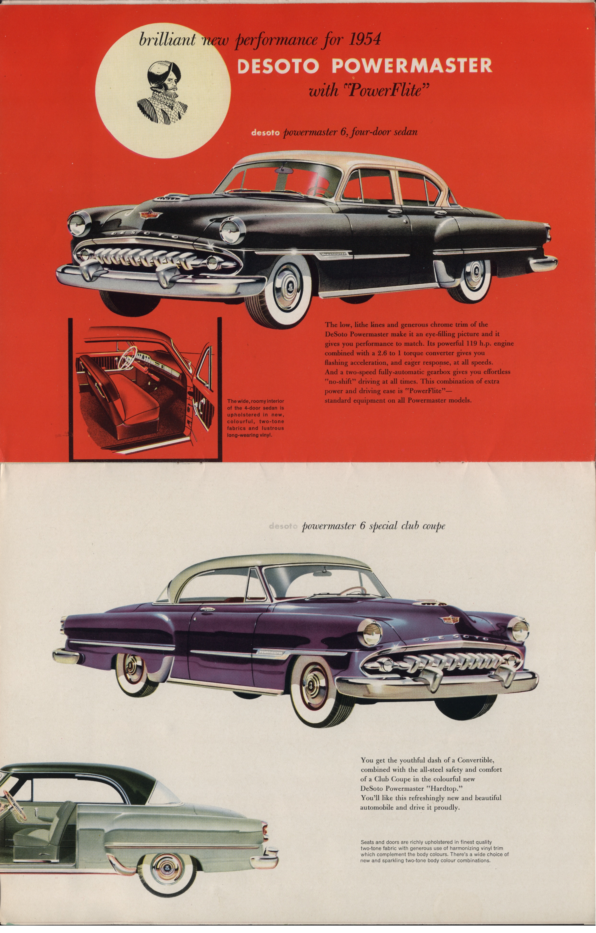 1954 De Soto Brochure (Cdn) 16-17