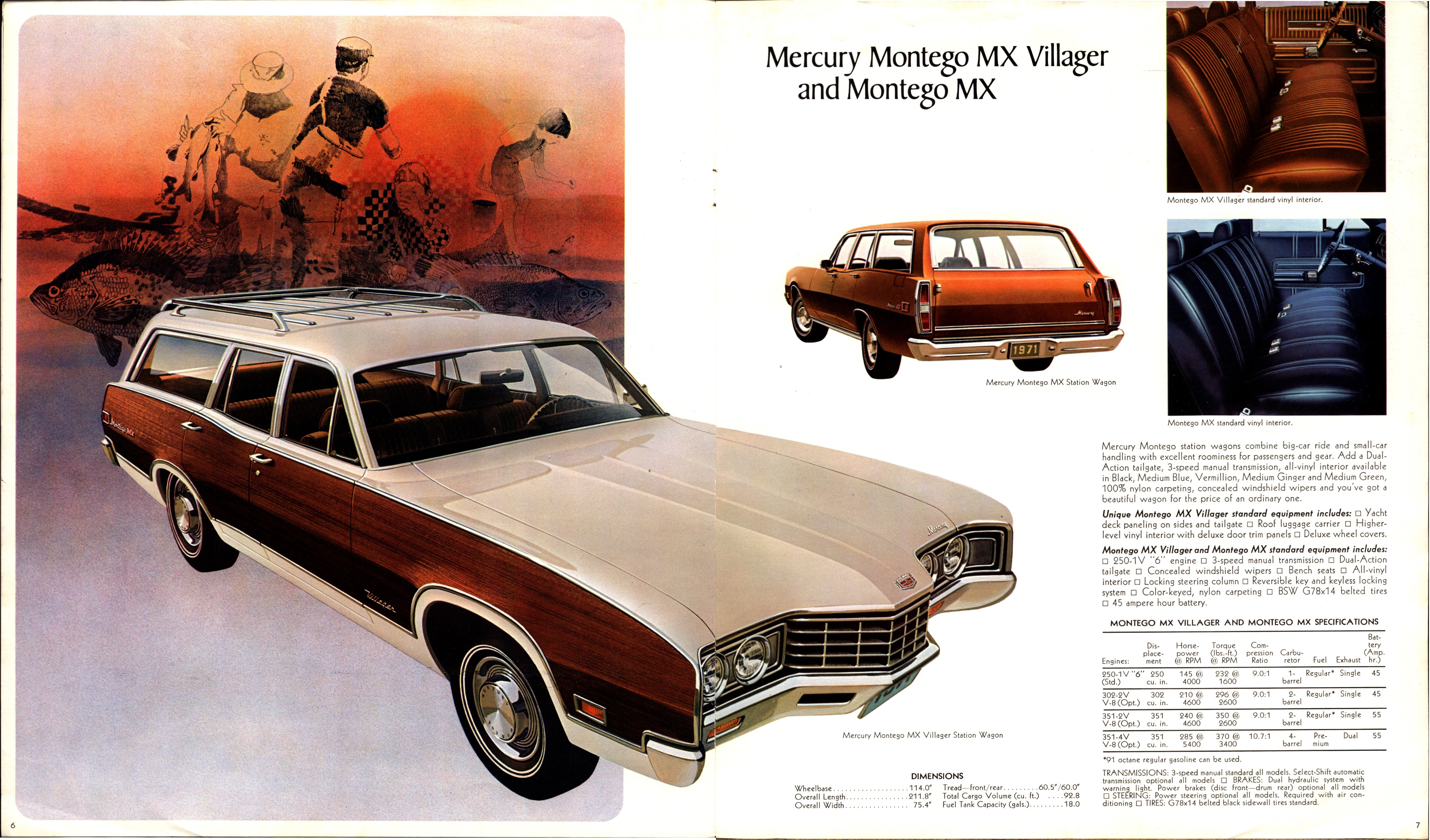 1971 Mercury Wagons Brochure 06-07