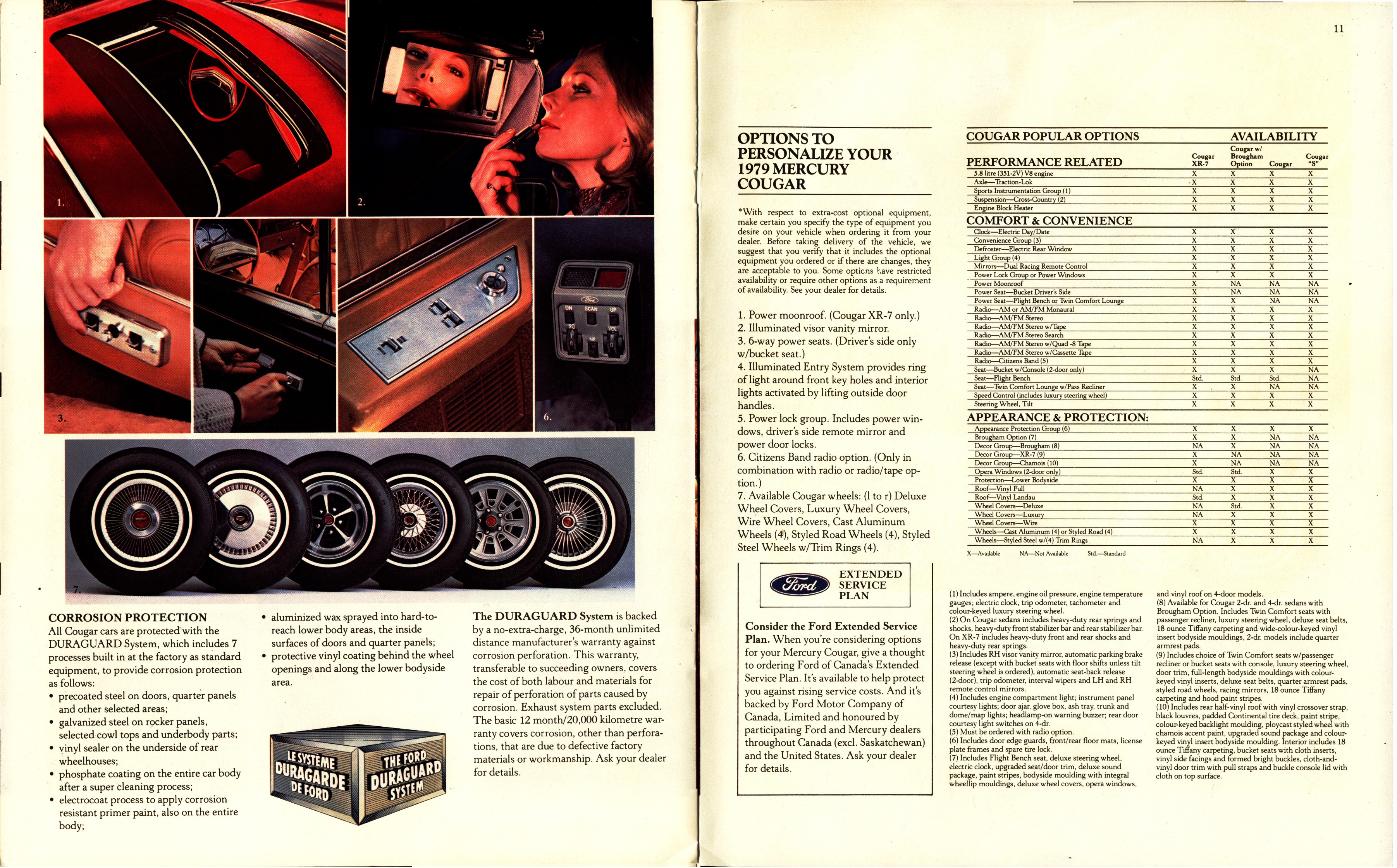 1979 Mercury Cougar Brochure (Cdn) 10-11