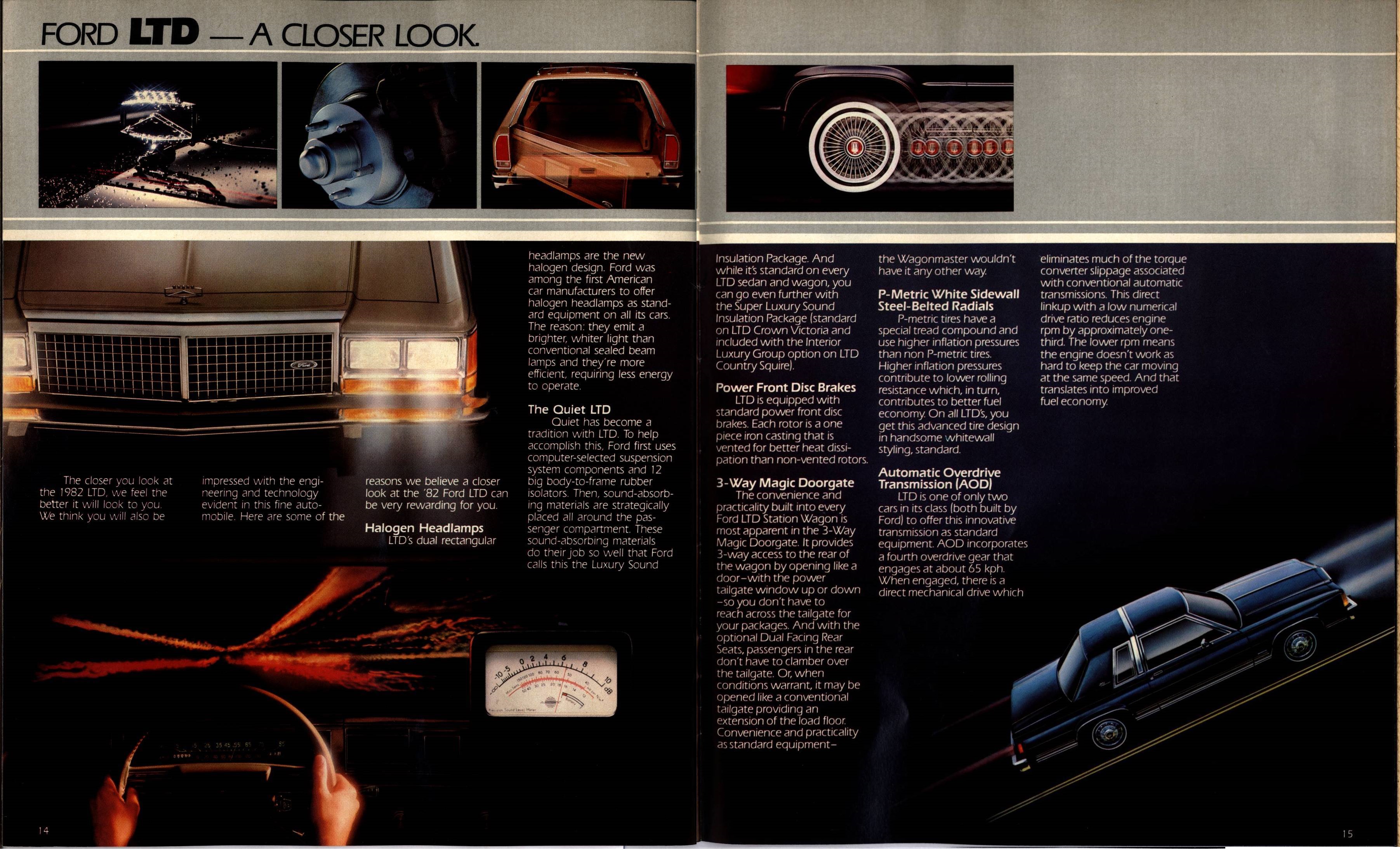 1982 Ford LTD Brochure (Cdn) 14-15