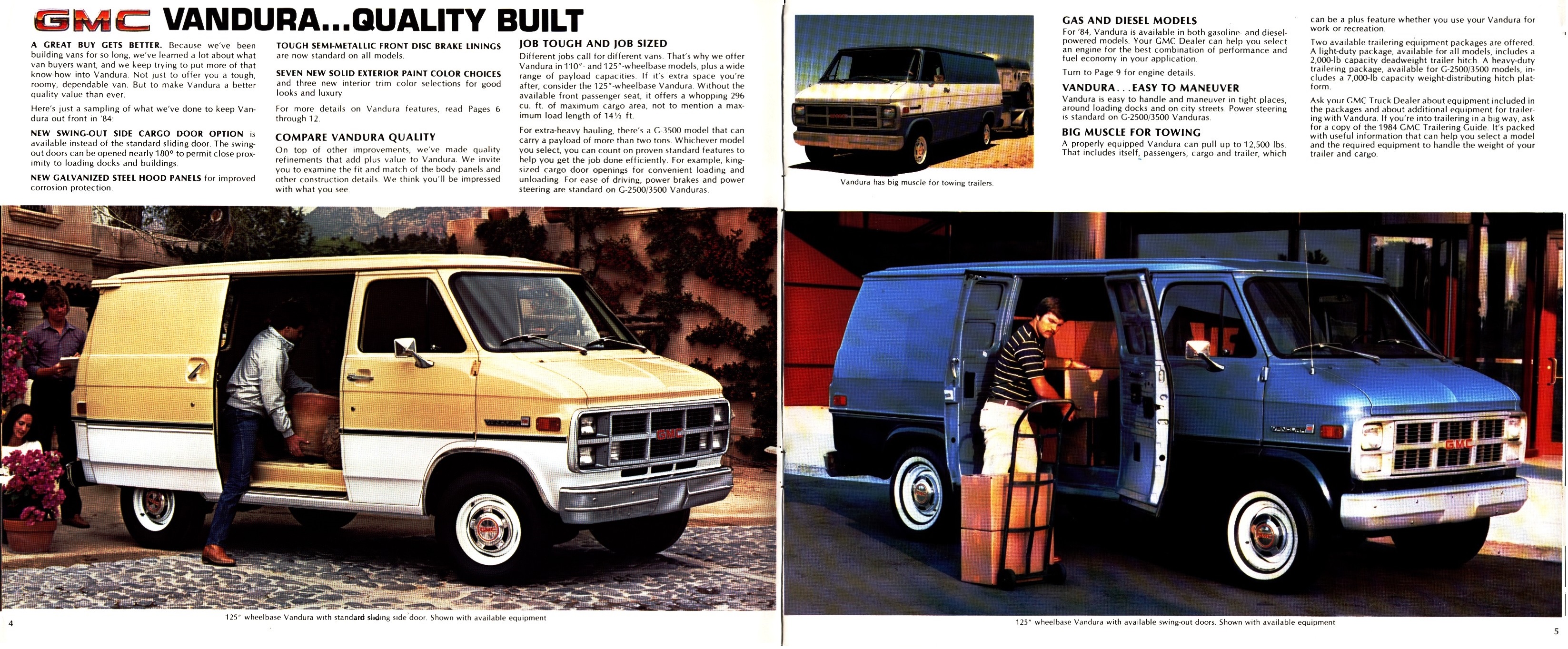 1984 GMC Rally-Vandura Brochure 04-05