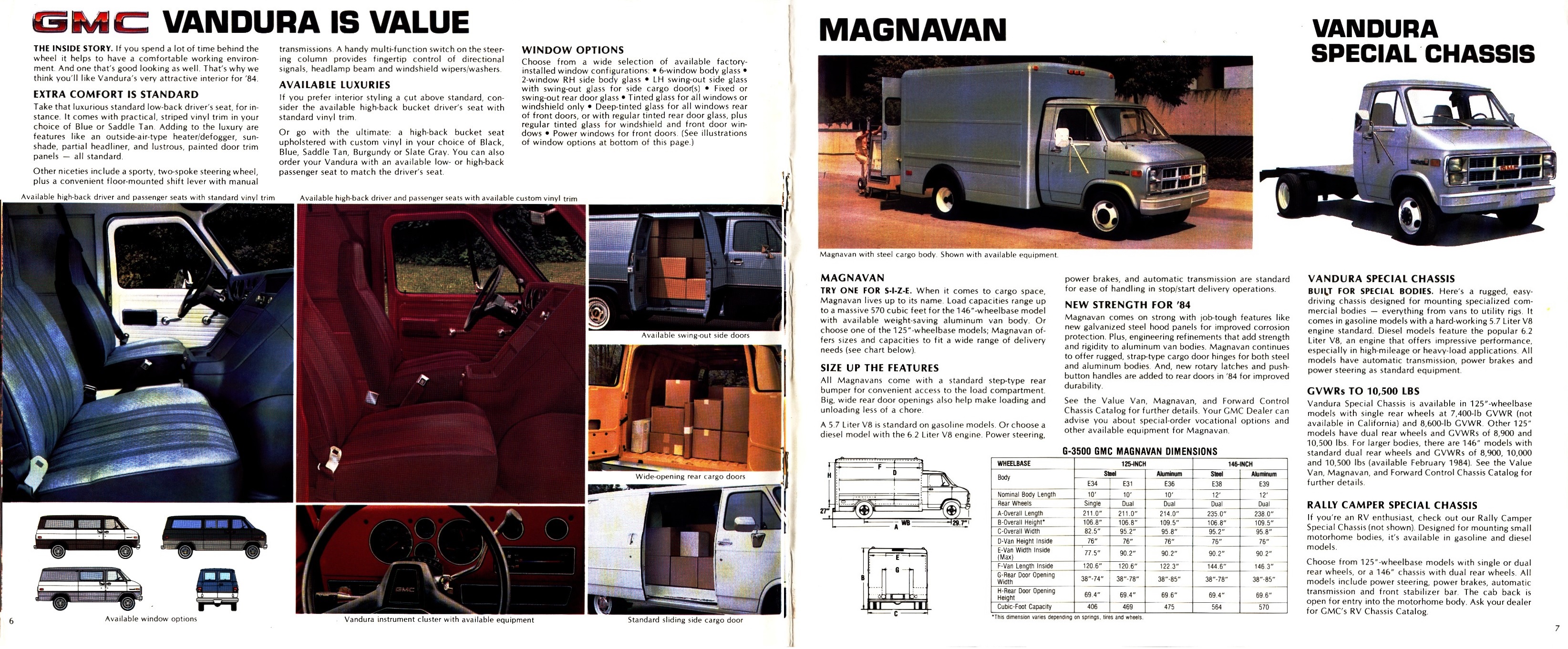 1984 GMC Rally-Vandura Brochure 06-07