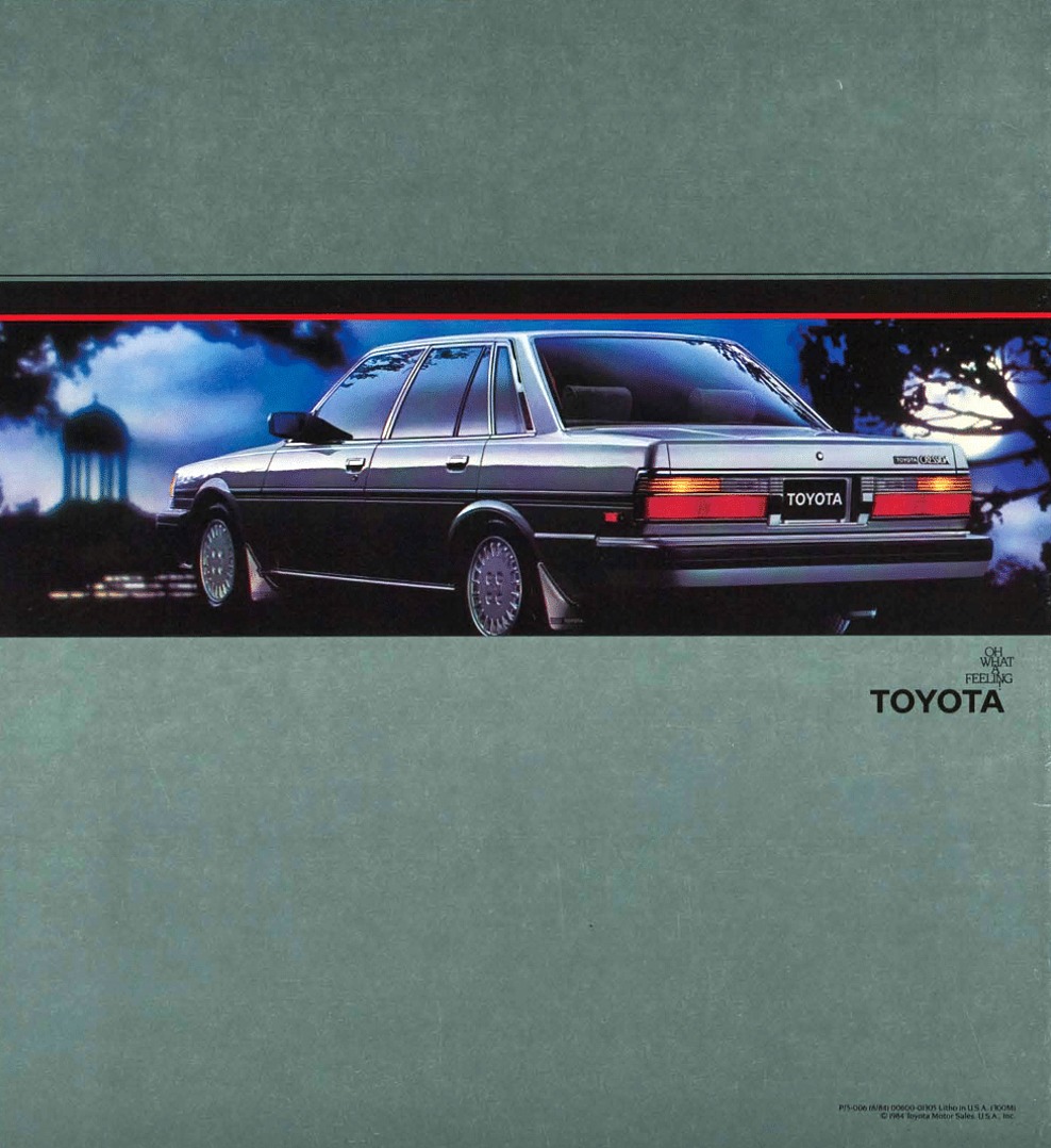 1985 Toyota Cressida Brochure 12