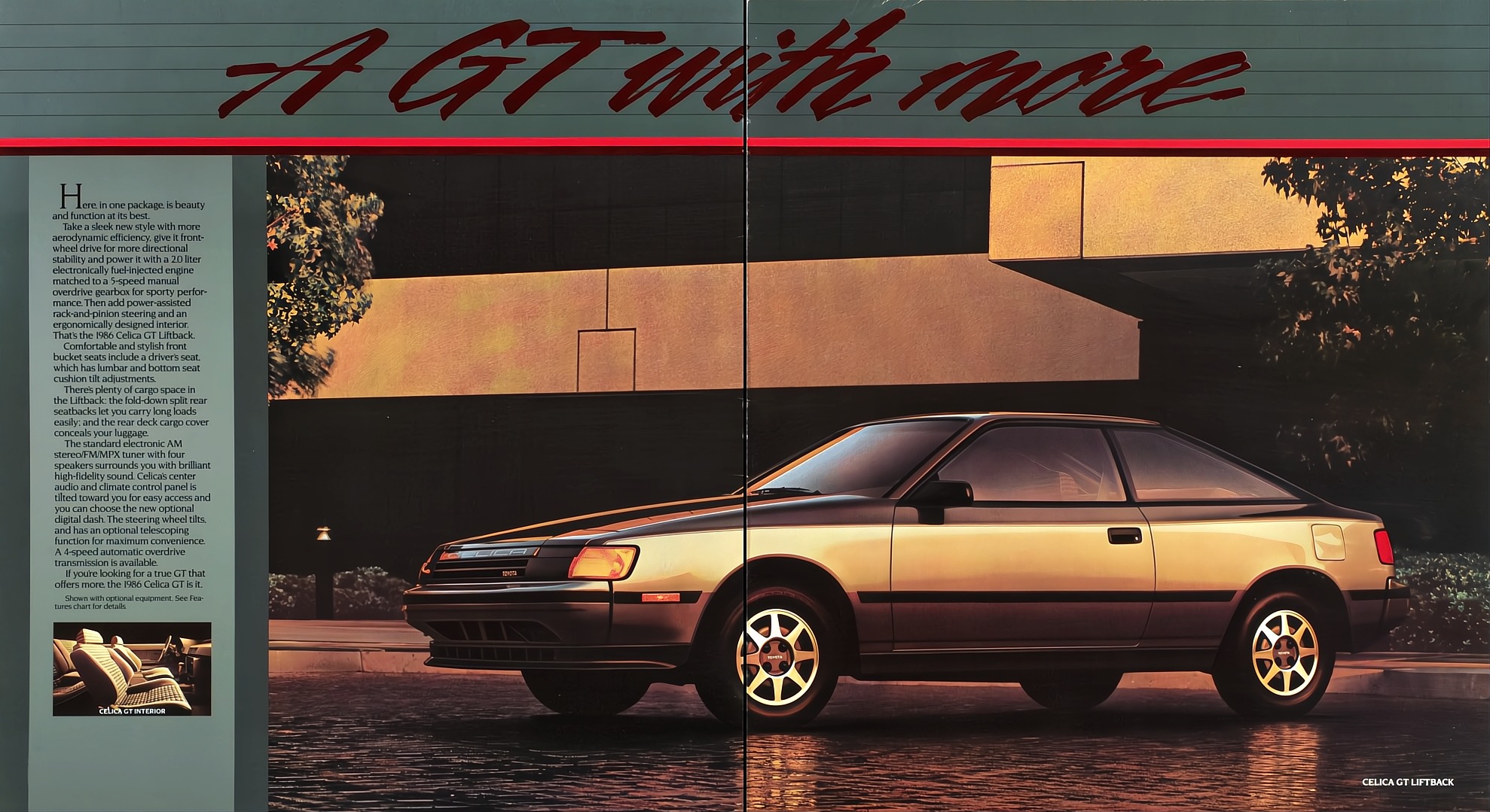 1986 Toyota Celica Brochure 14-15