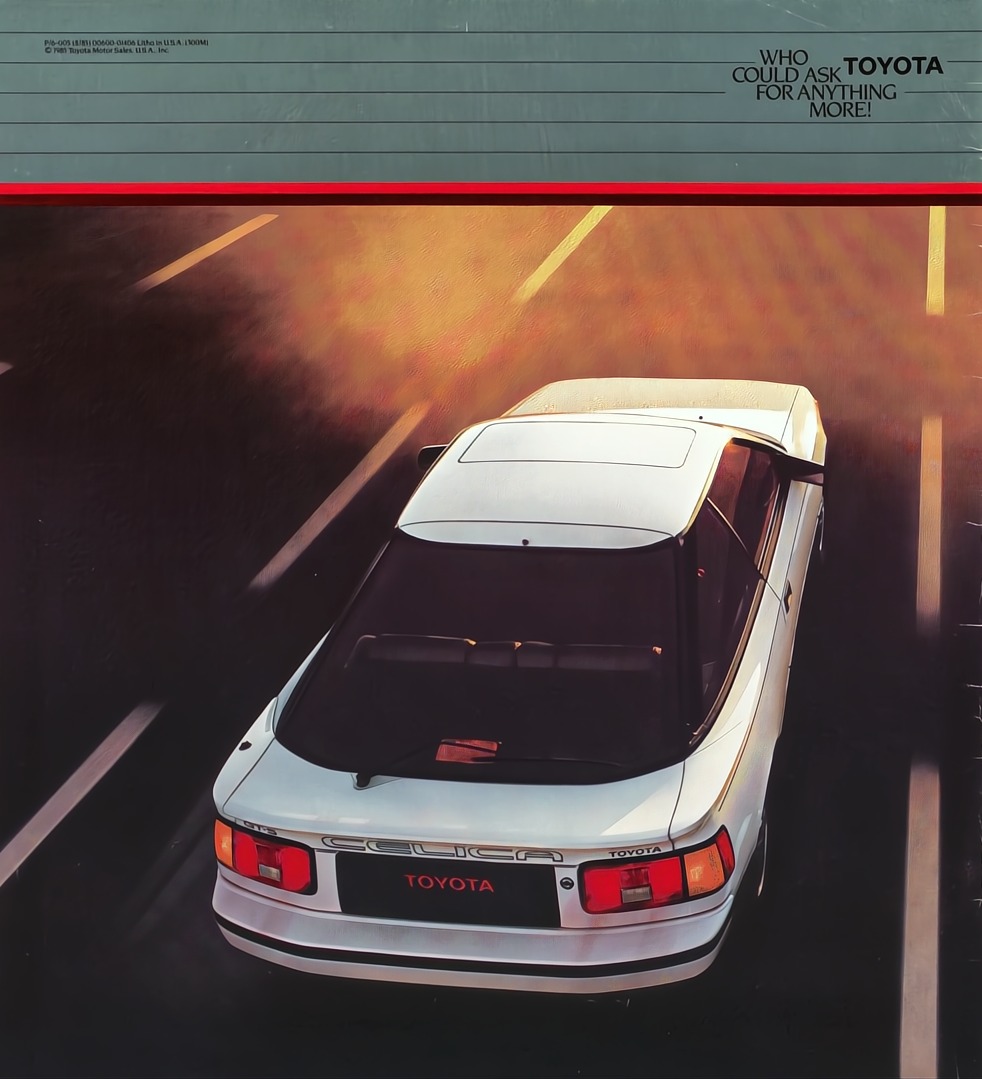 1986 Toyota Celica Brochure 20
