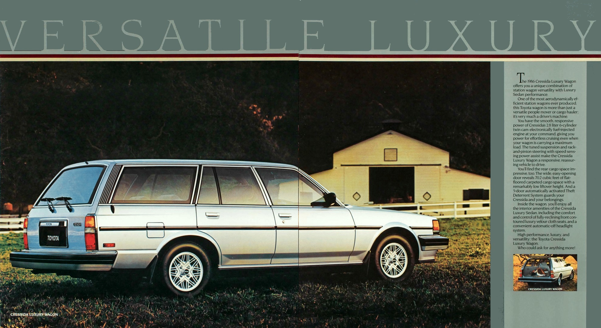 1986 Toyota Cressida Brochure 08-09