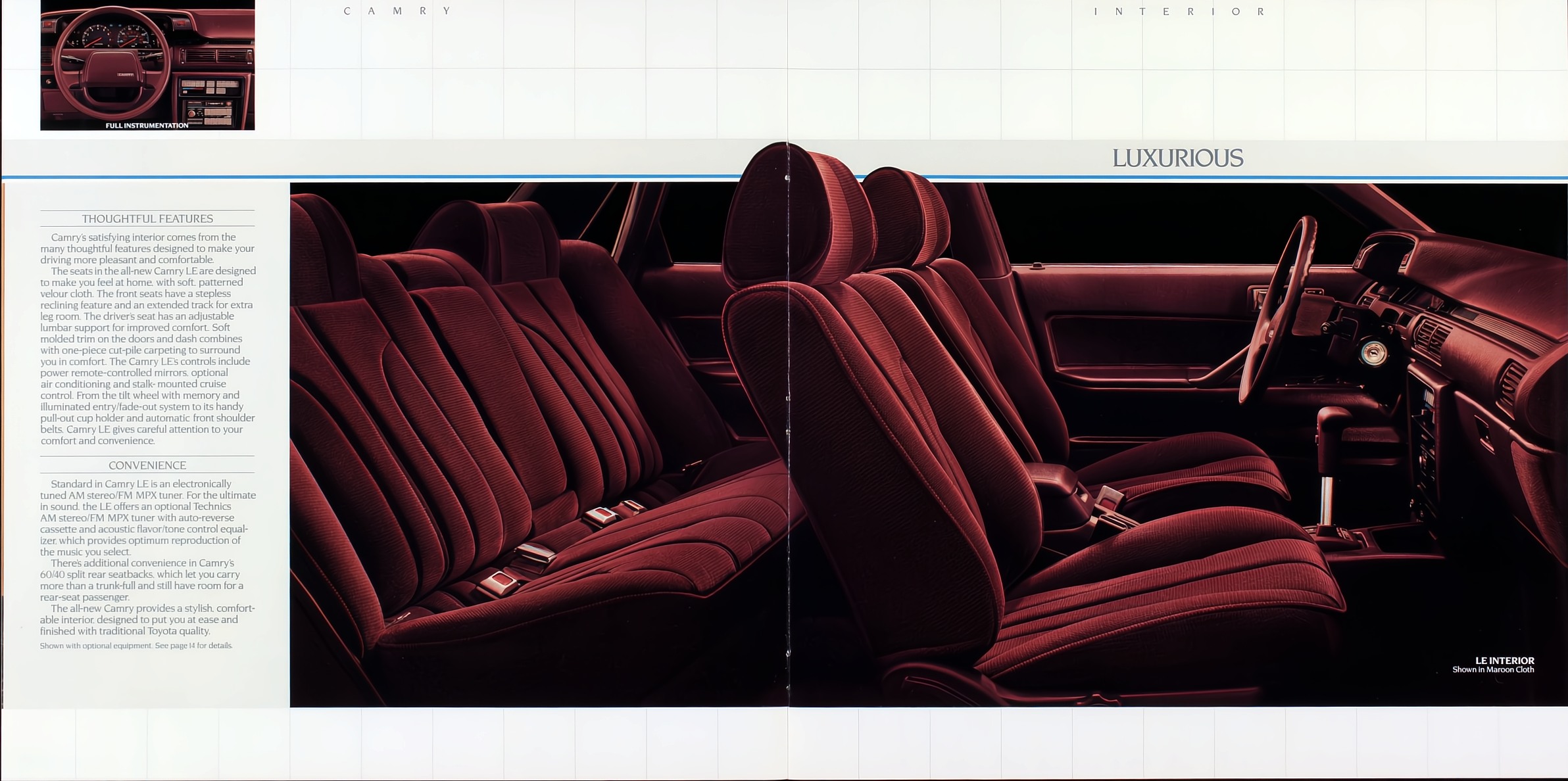 1987 Toyota Camry Brochure 06-07
