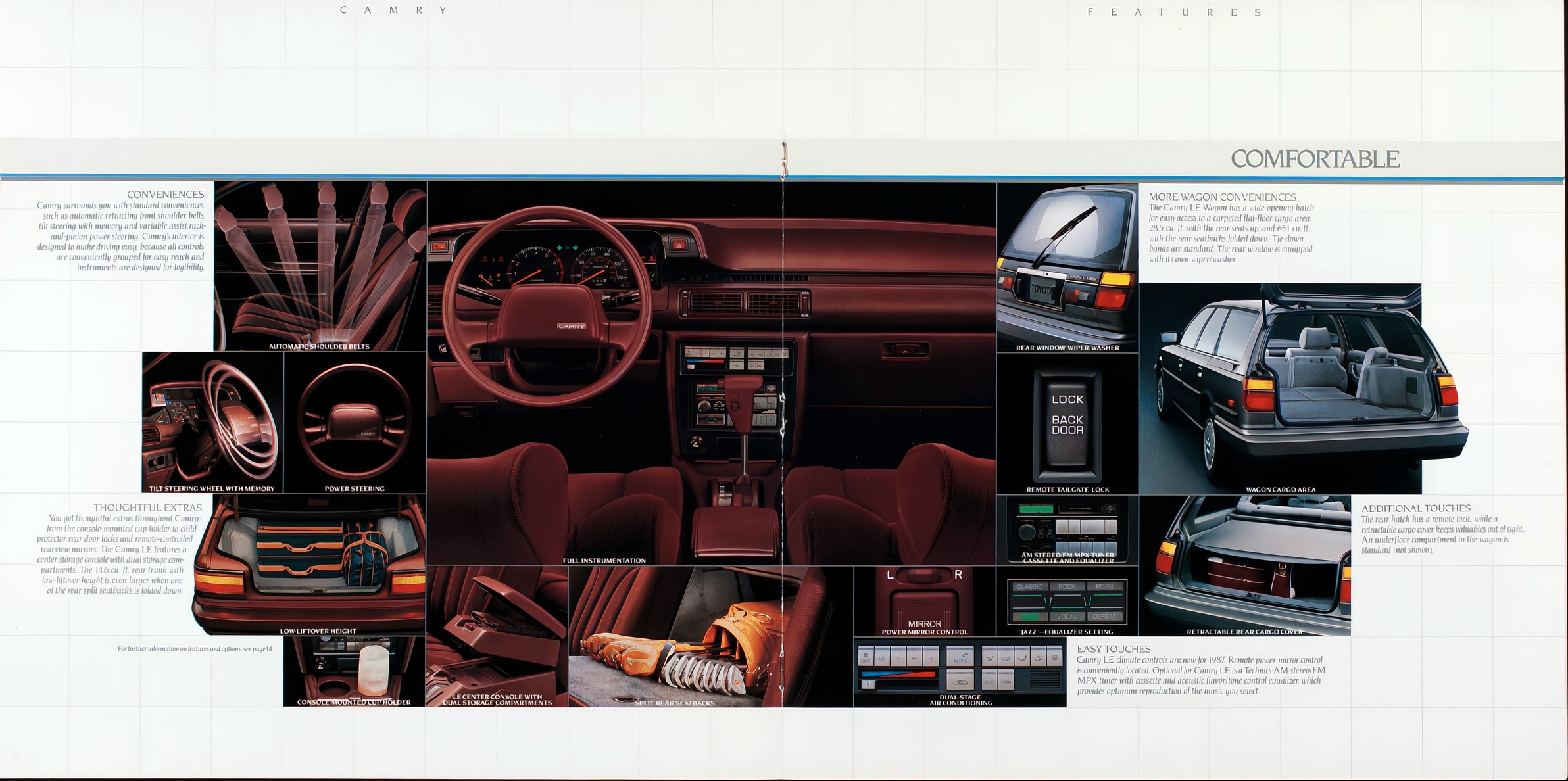 1987 Toyota Camry Brochure 08-09