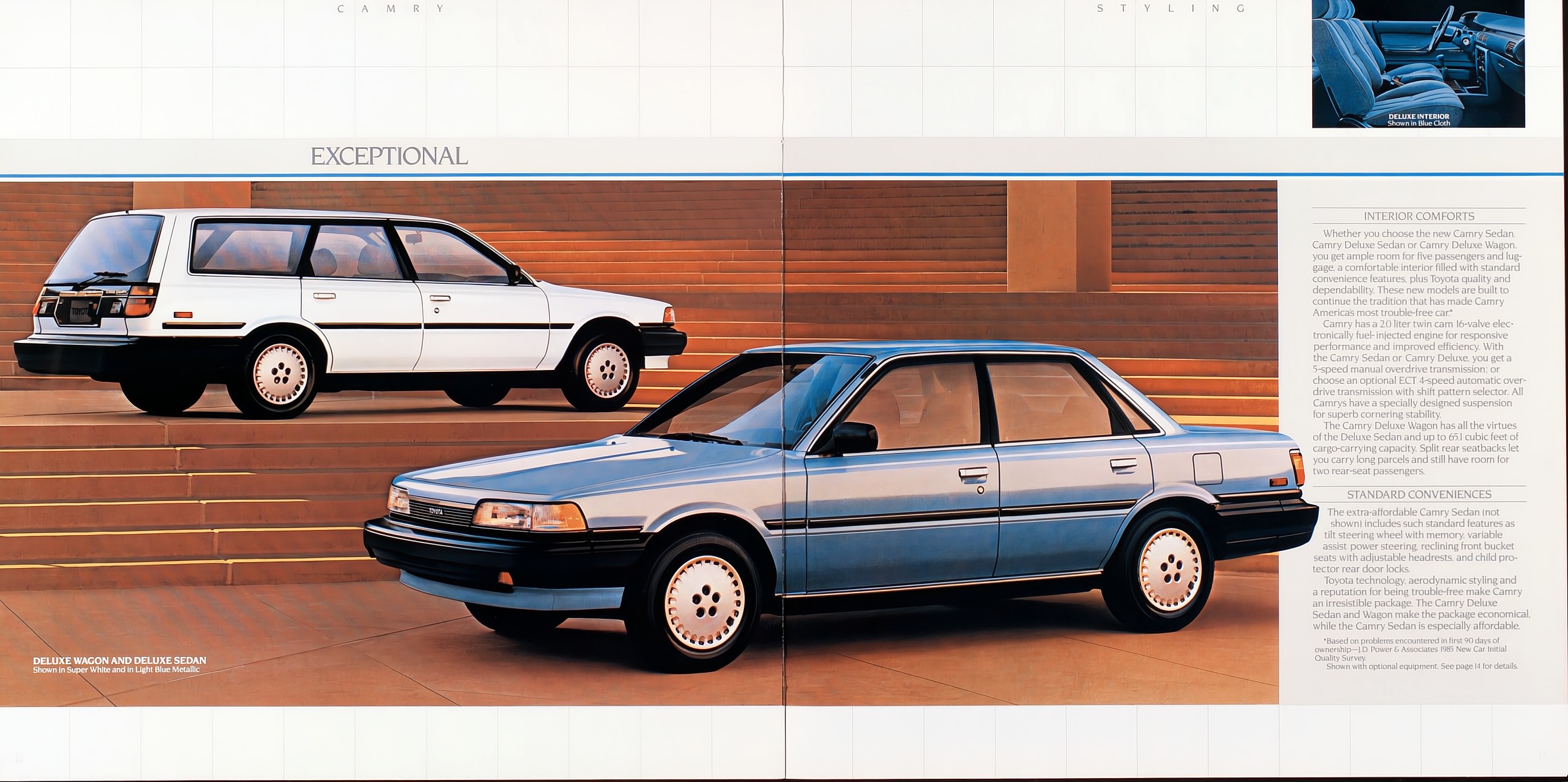 1987 Toyota Camry Brochure 12-13