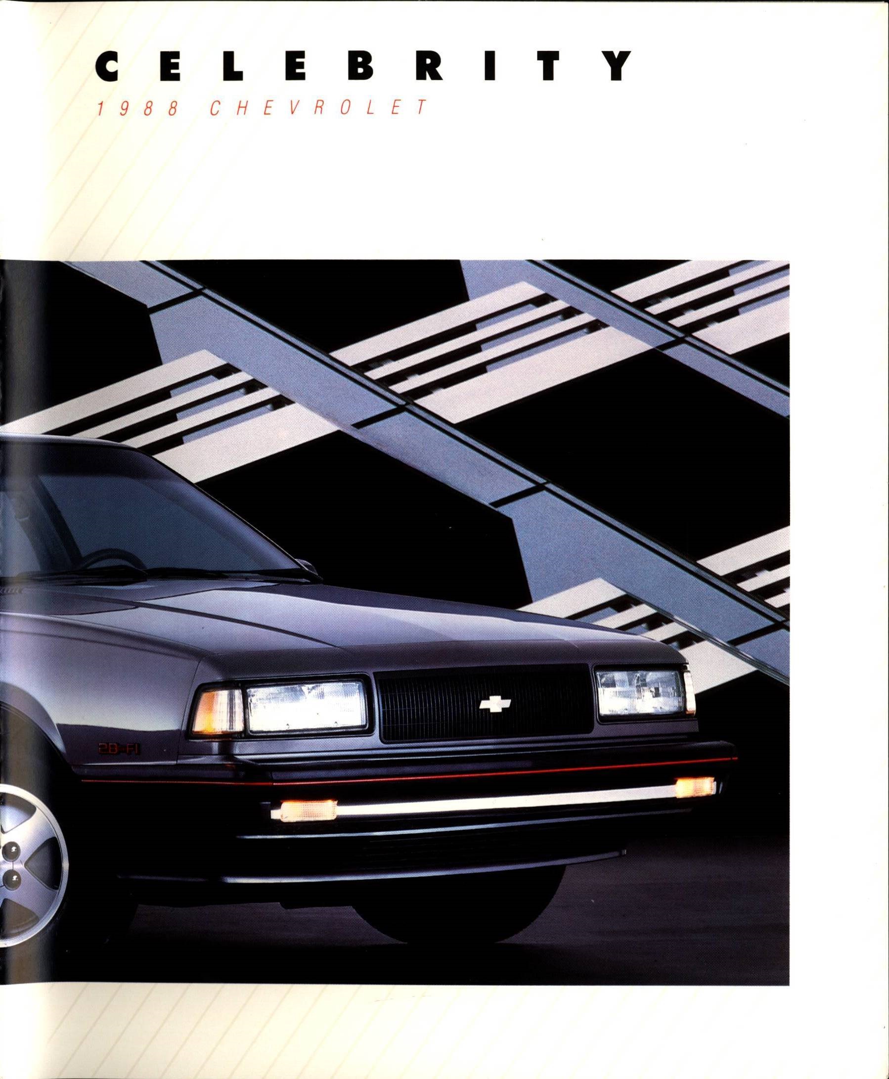 1988 Chevrolet Celebrity Brochure 00