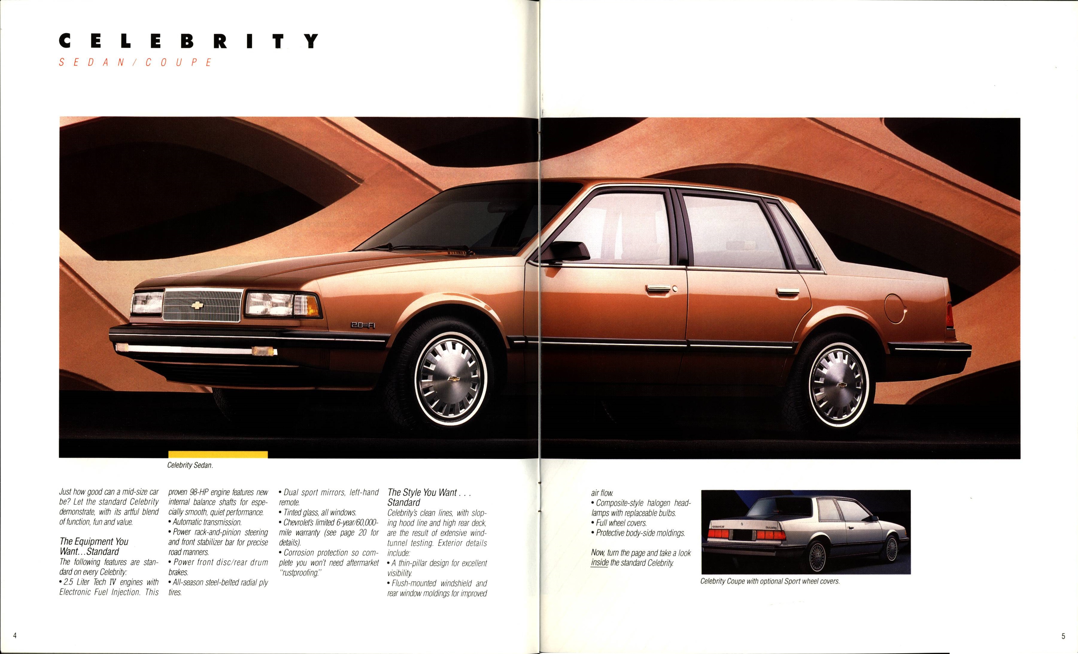 1988 Chevrolet Celebrity Brochure 04-05