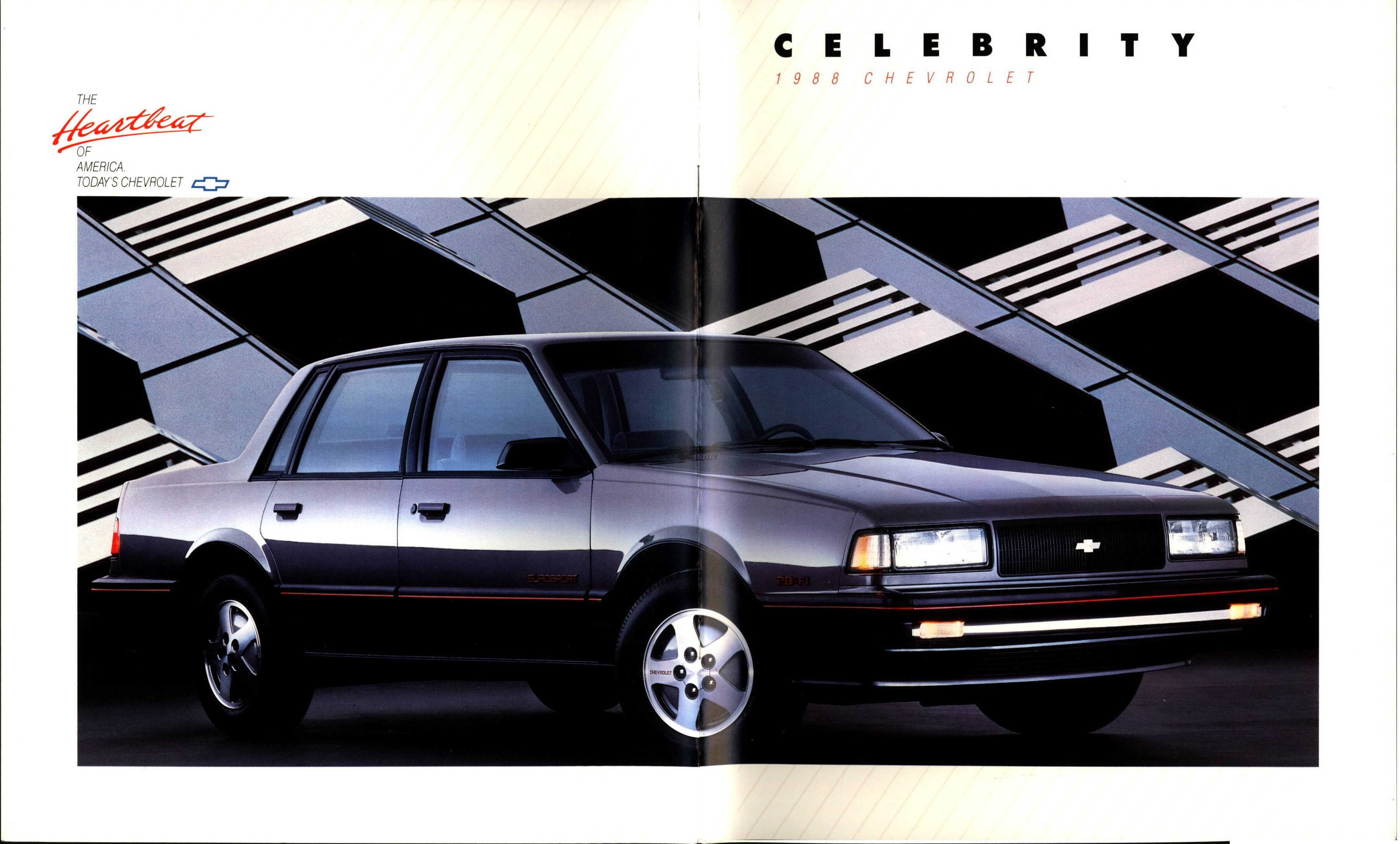 1988 Chevrolet Celebrity Brochure 22-00