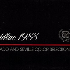 1988 Eldorado & Seville Colors 1988 Eldorado & Seville Colors