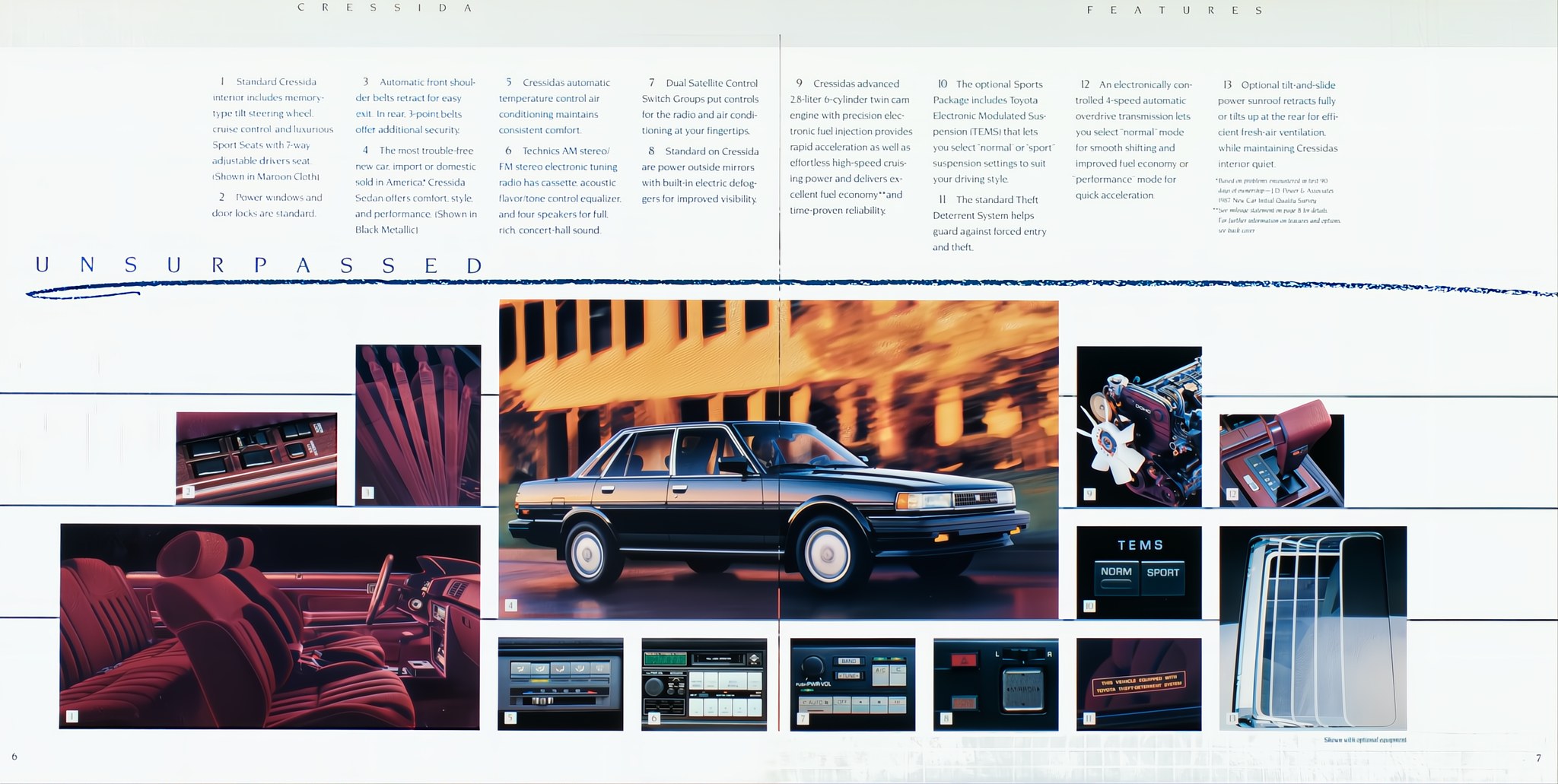 1988 Toyota Cressida Brochure 06-07