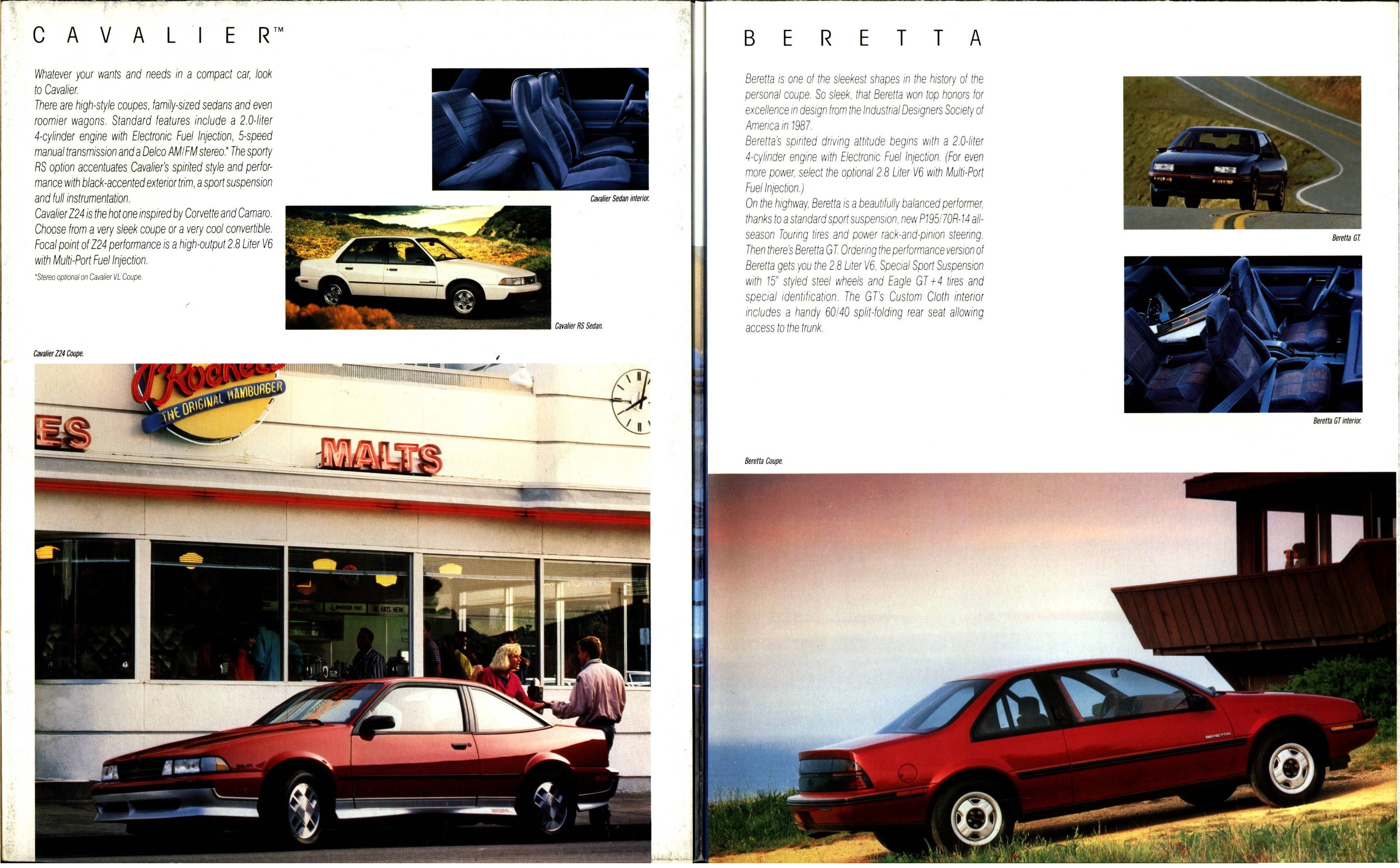 1989 Chevrolet Cars Foldout 02-03