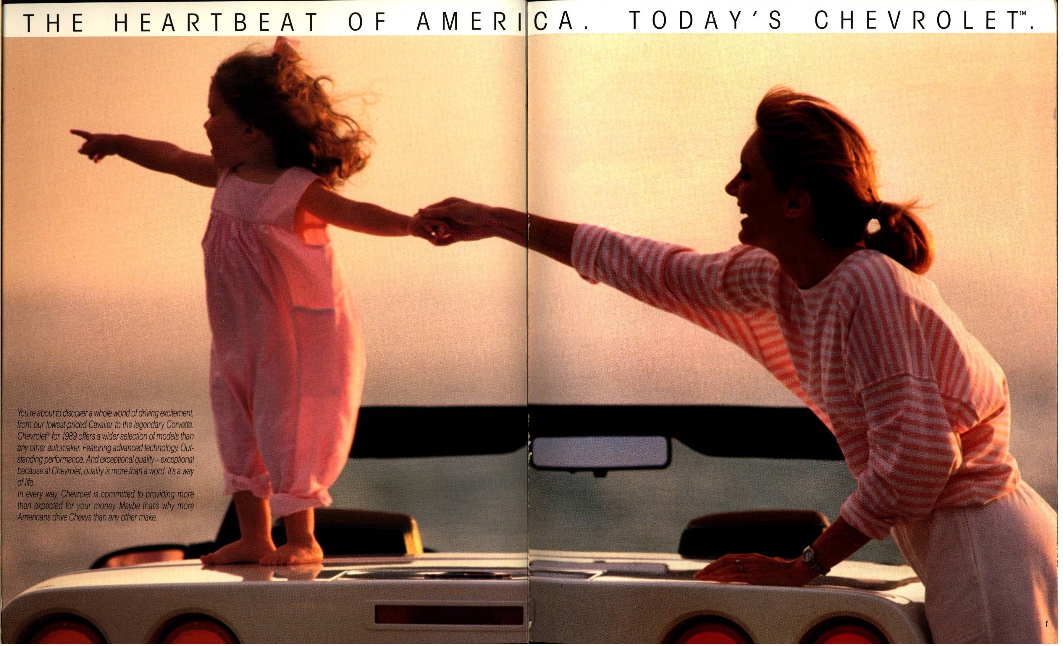 1989 Chevrolet Cars Full Line Brochure 00a-01