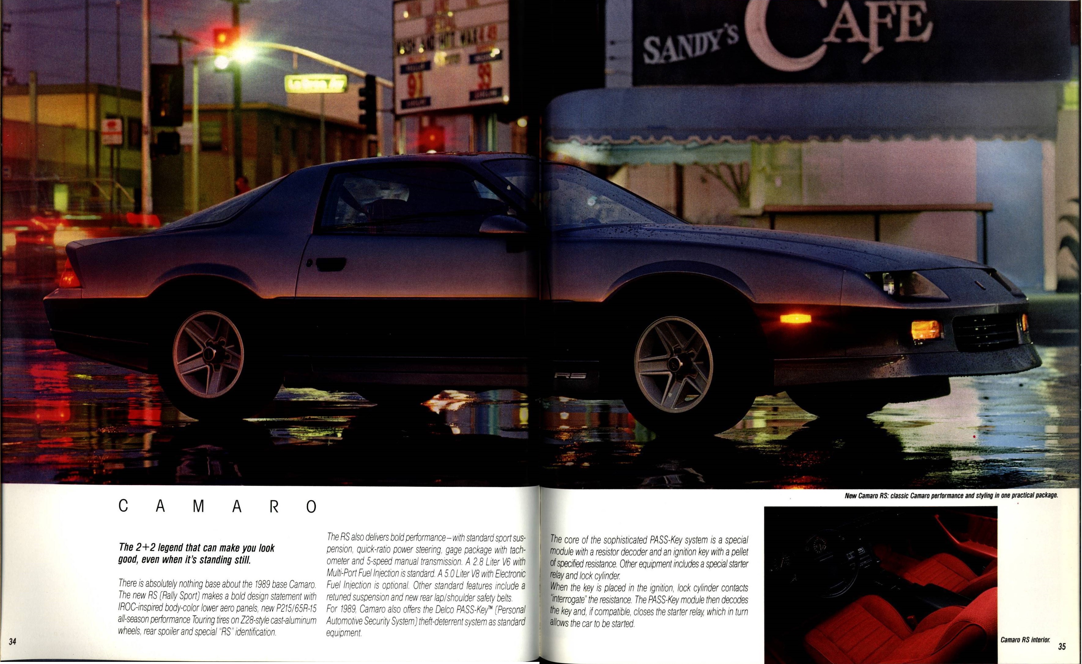 1989 Chevrolet Cars Full Line Brochure 34-35