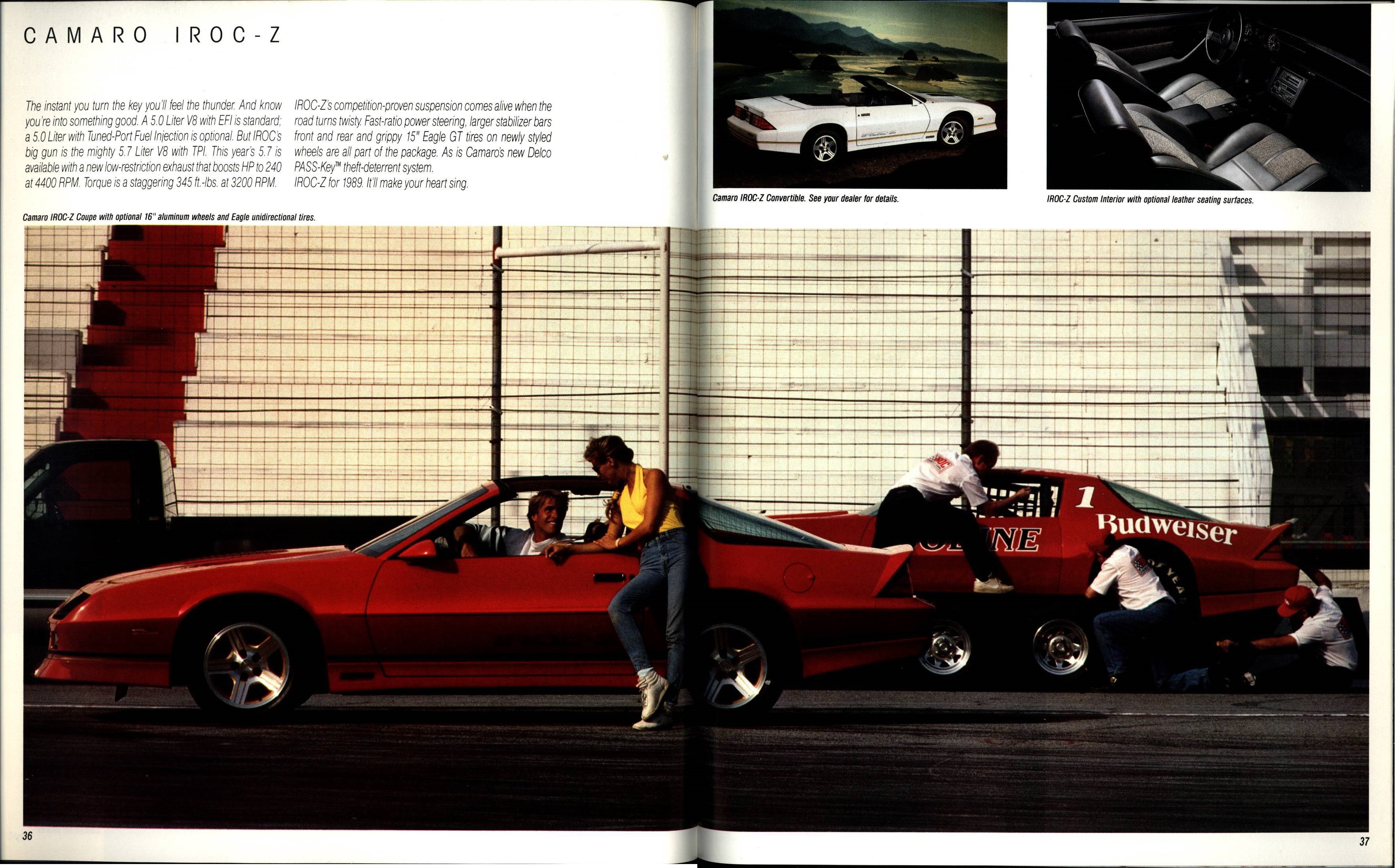 1989 Chevrolet Cars Full Line Brochure 36-37