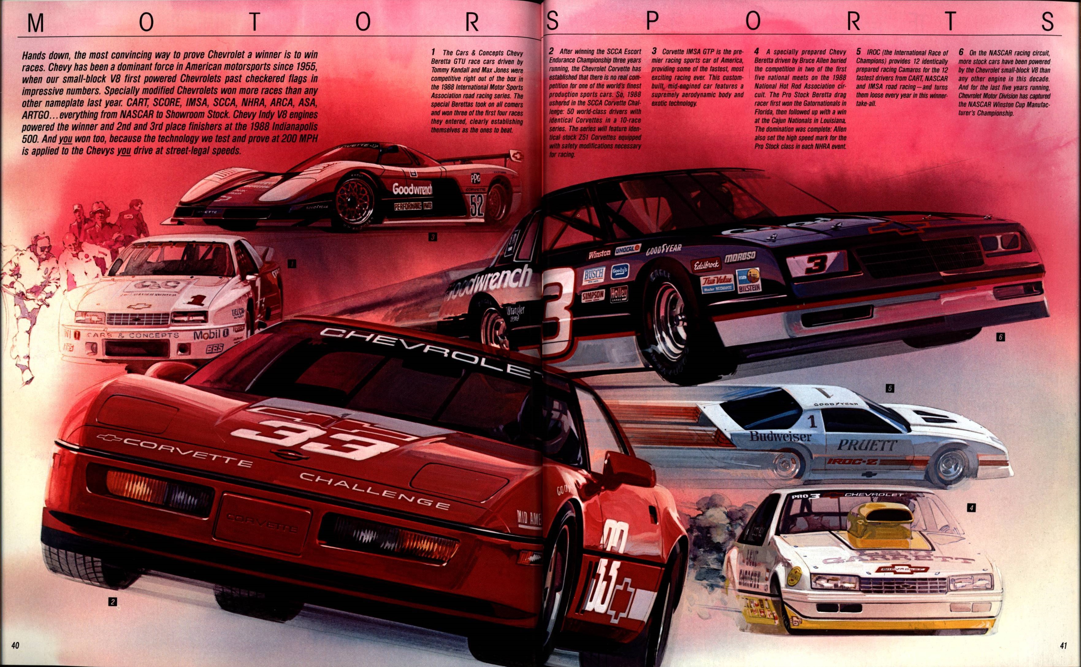 1989 Chevrolet Cars Full Line Brochure 40-41