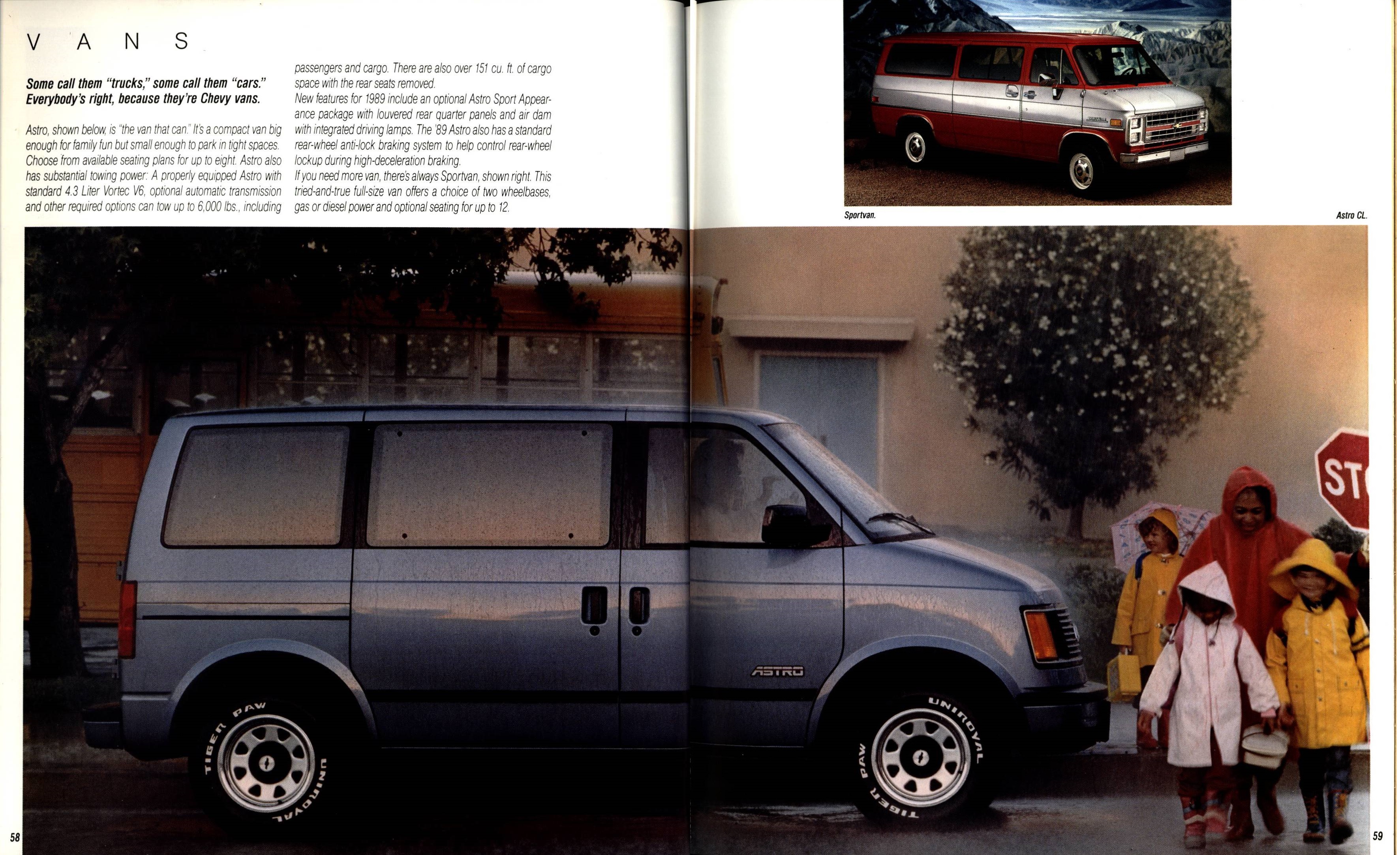 1989 Chevrolet Cars Full Line Brochure 58-59