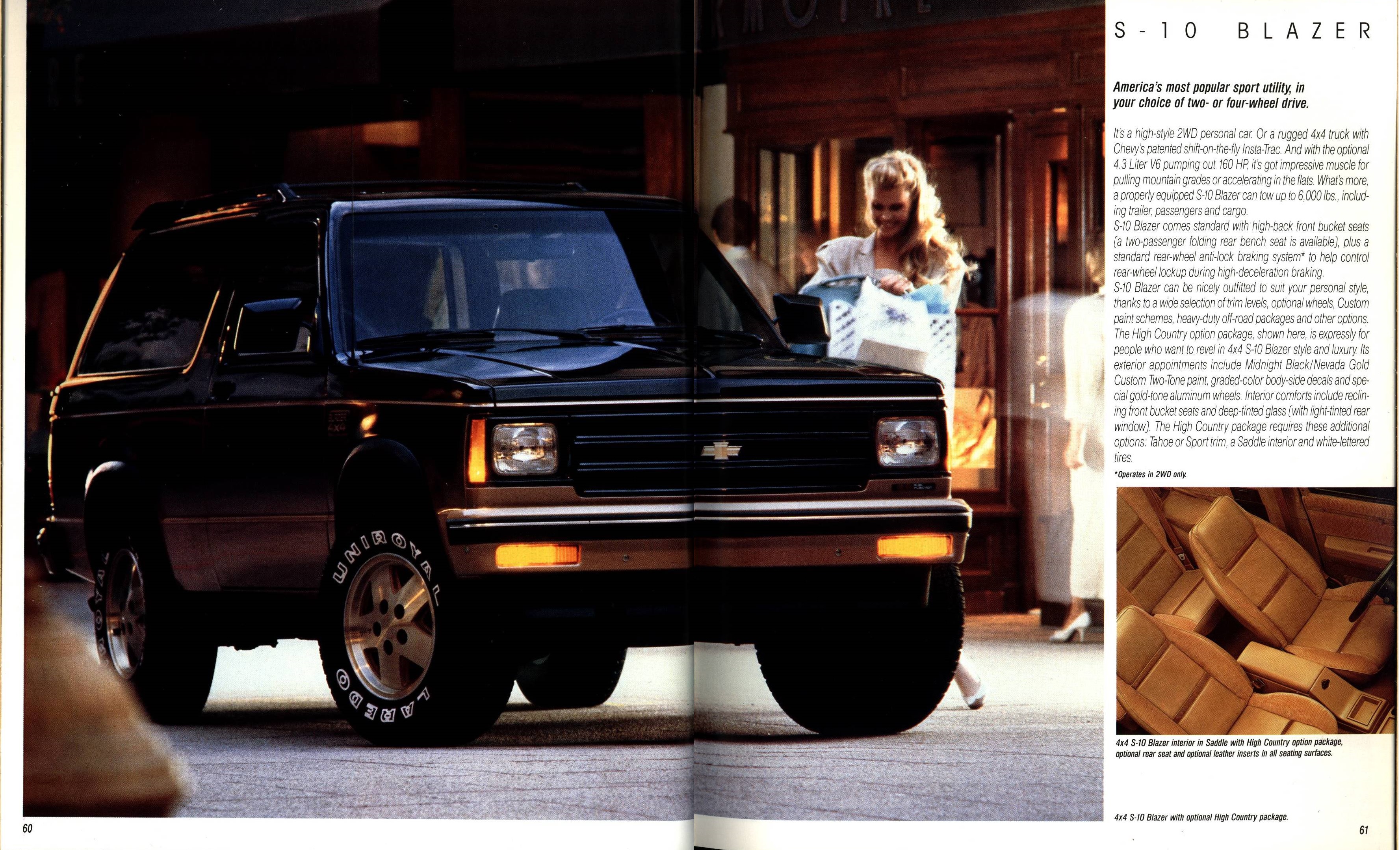 1989 Chevrolet Cars Full Line Brochure 60-61