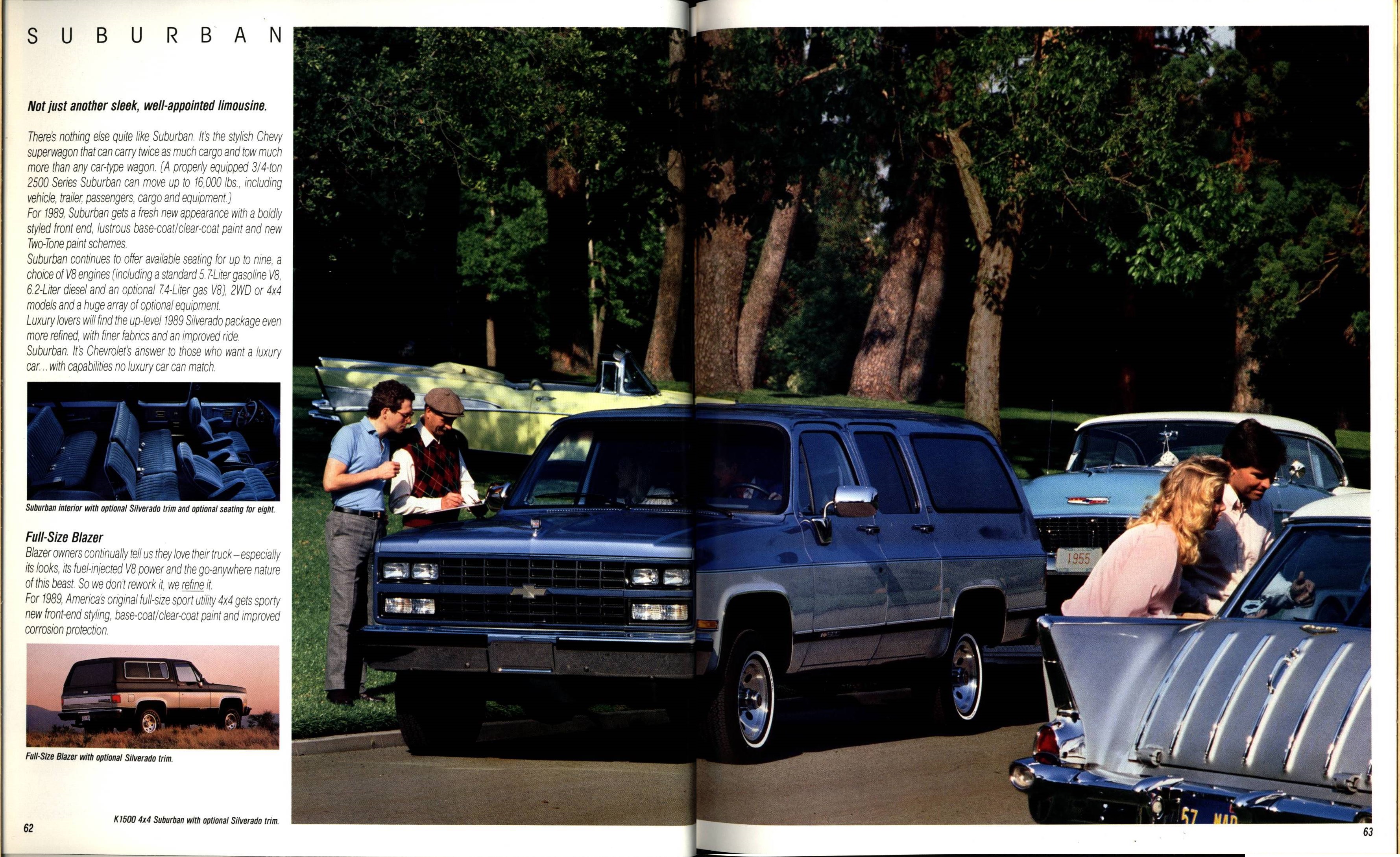 1989 Chevrolet Cars Full Line Brochure 62-63
