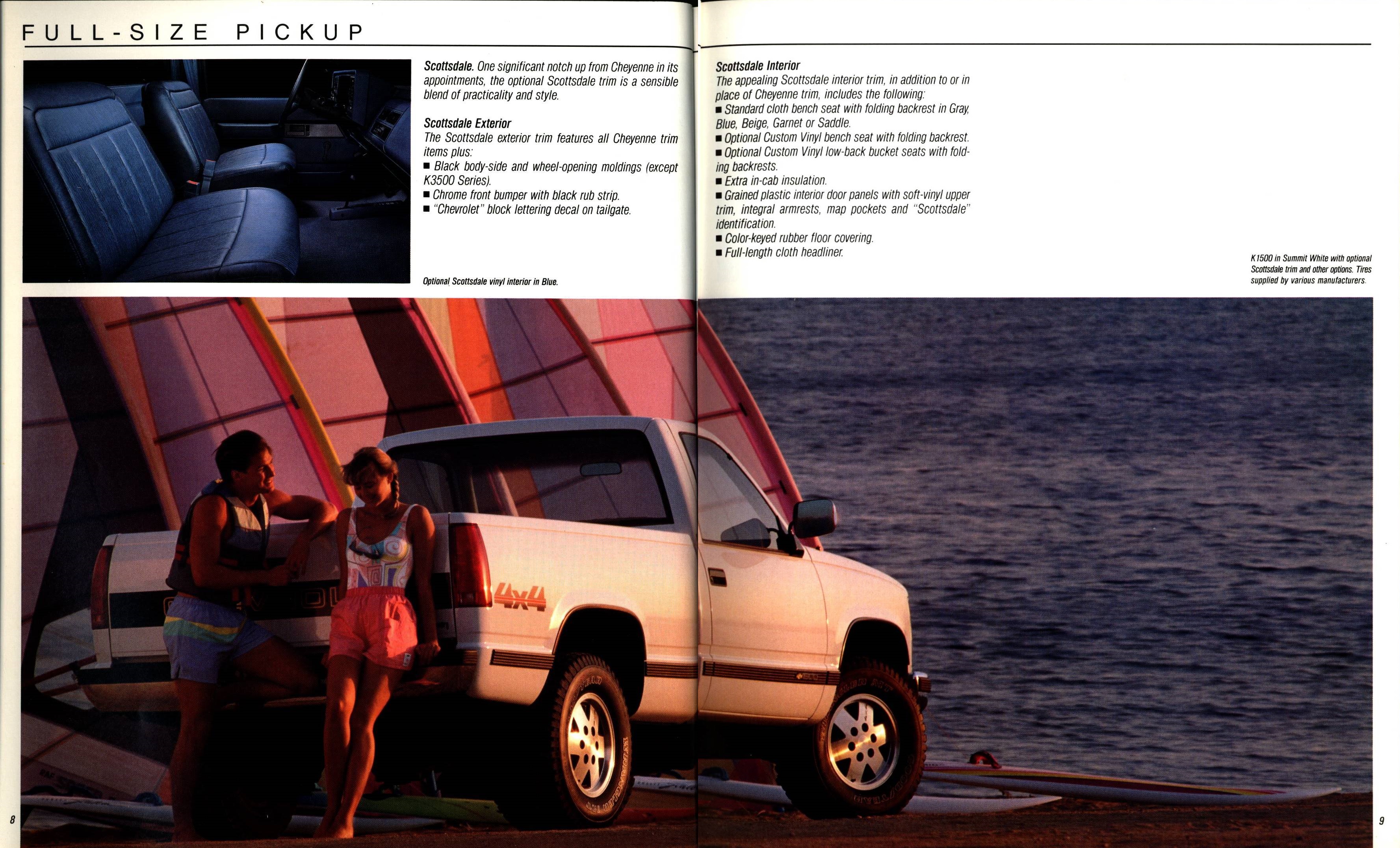 1989 Chevrolet Trucks Full Line Brochure 08-09