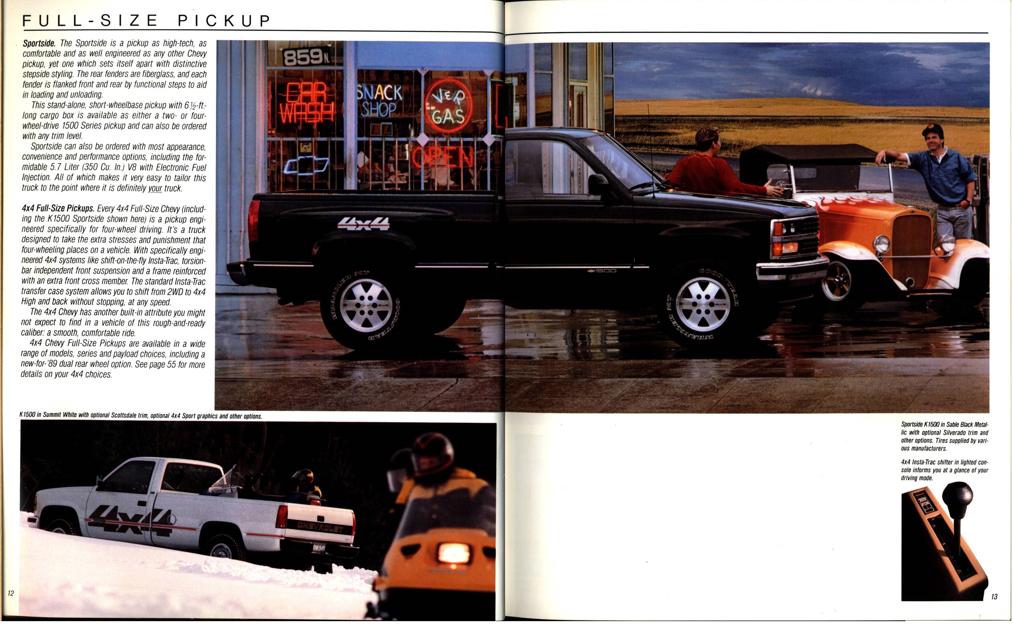 1989 Chevrolet Trucks Full Line Brochure 12-13