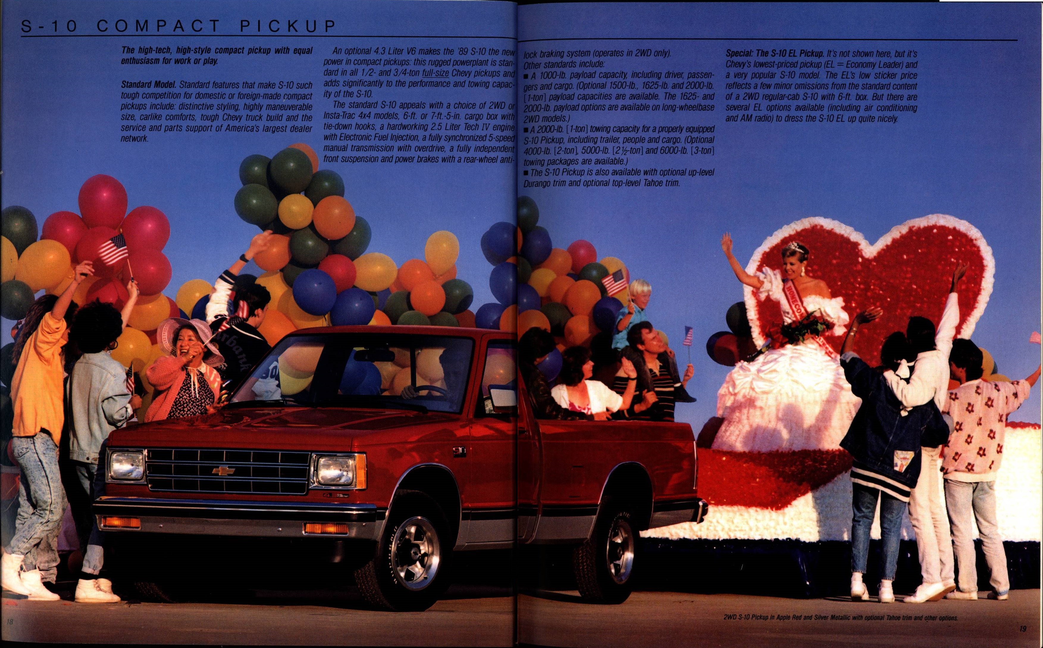 1989 Chevrolet Trucks Full Line Brochure 18-19