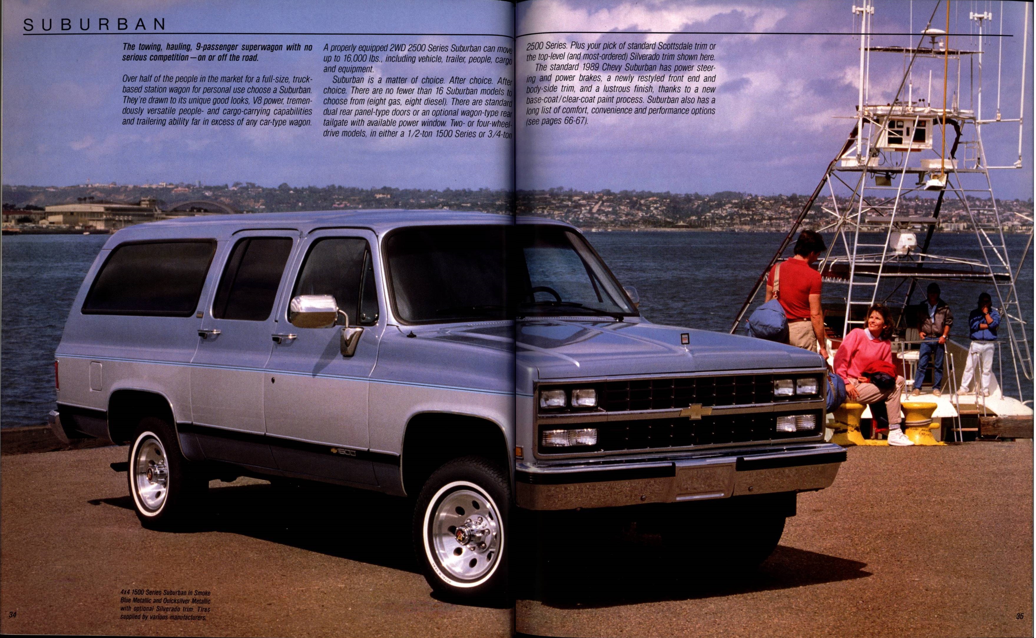 1989 Chevrolet Trucks Full Line Brochure 34-35
