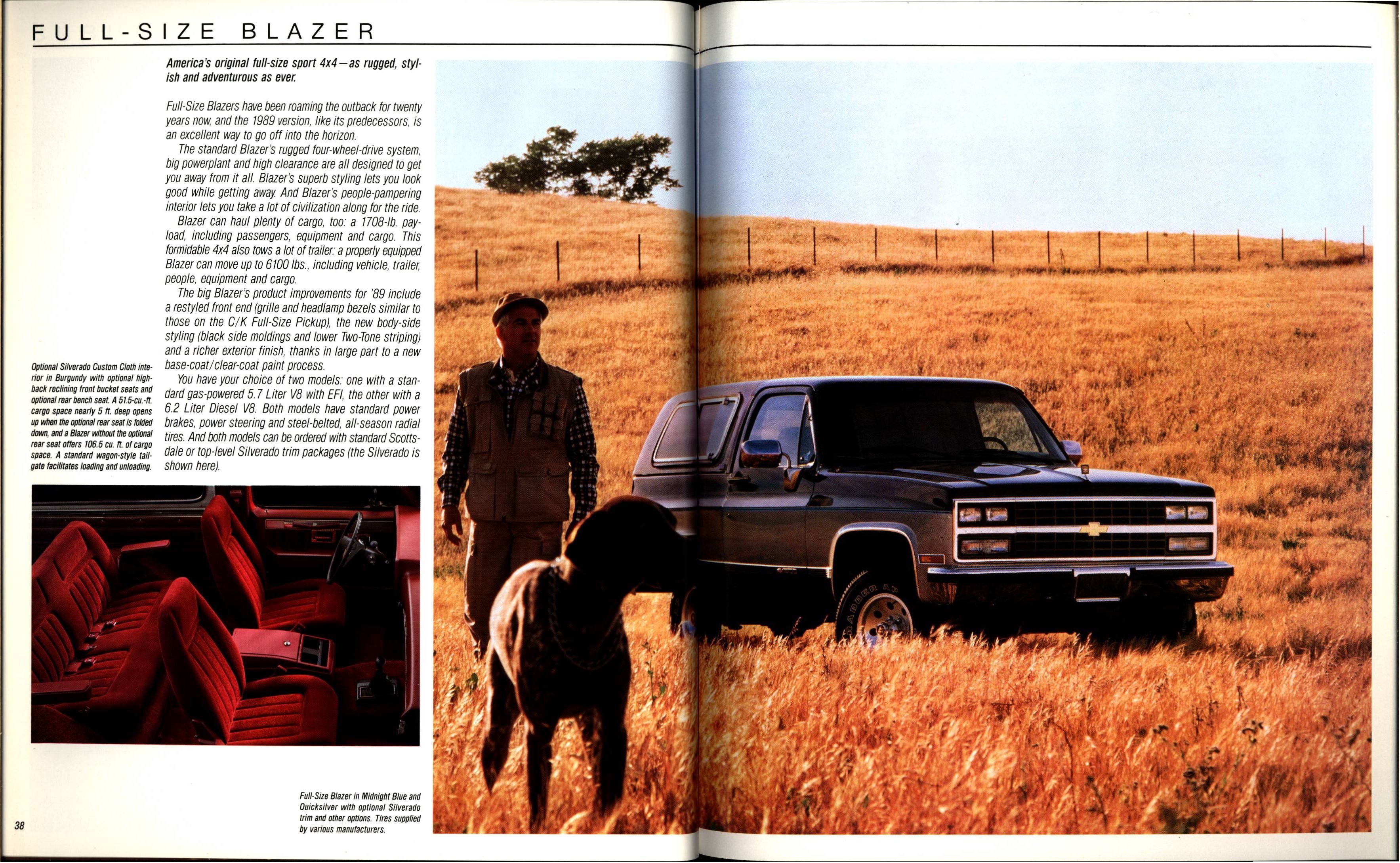 1989 Chevrolet Trucks Full Line Brochure 38-39