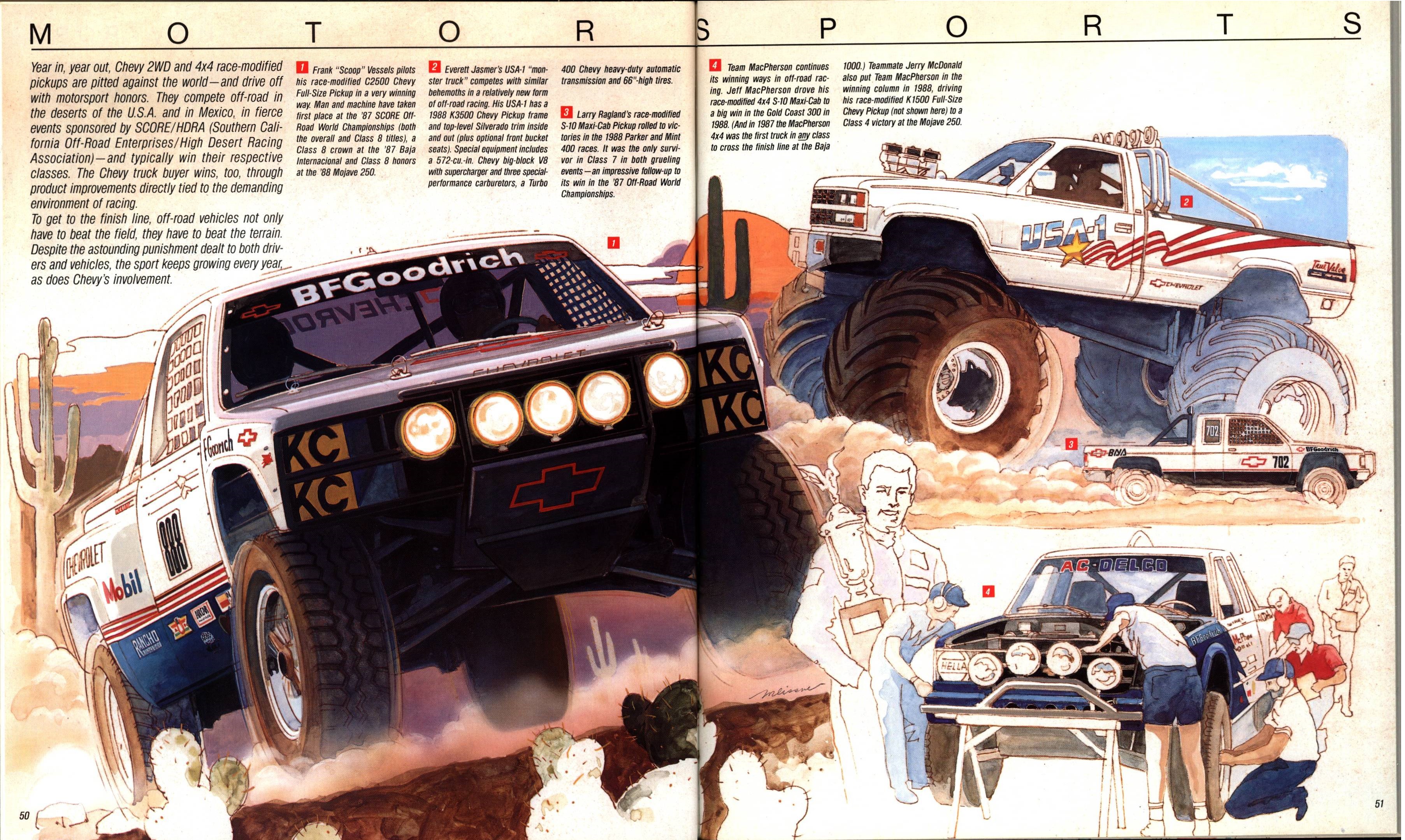 1989 Chevrolet Trucks Full Line Brochure 50-51