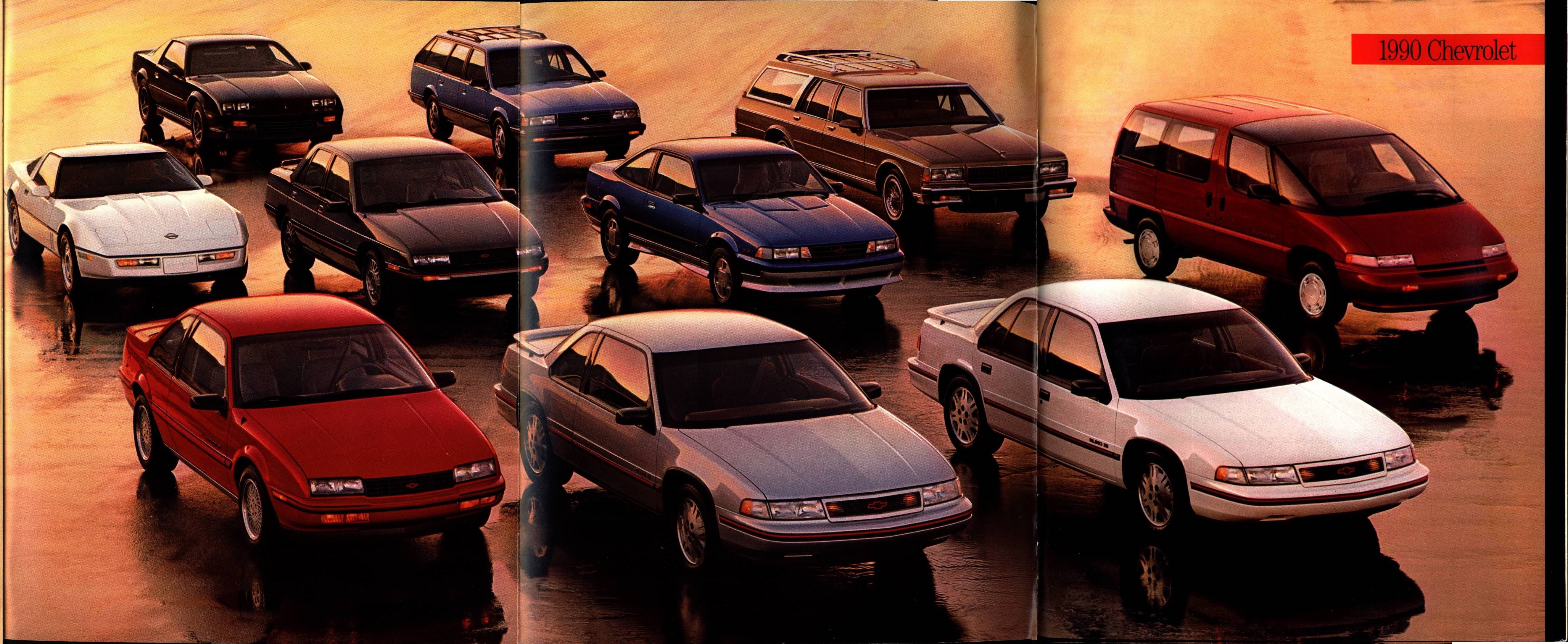1990 Chevrolet Cars Full Line Brochure 000c-000d-001