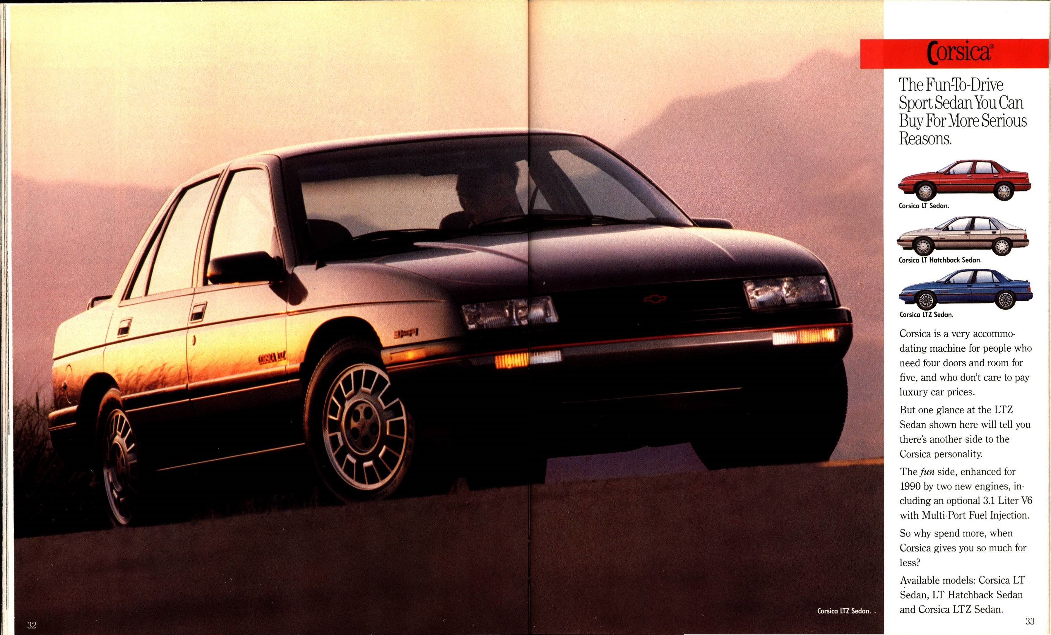 1990 Chevrolet Cars Full Line Brochure 032-033