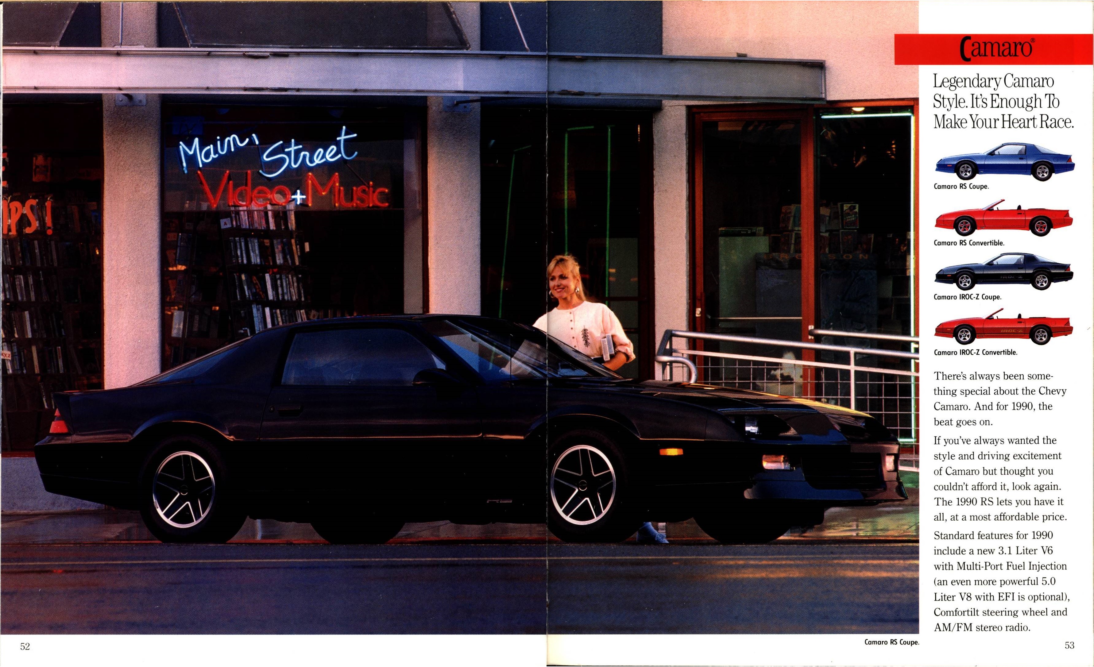 1990 Chevrolet Cars Full Line Brochure 052-053