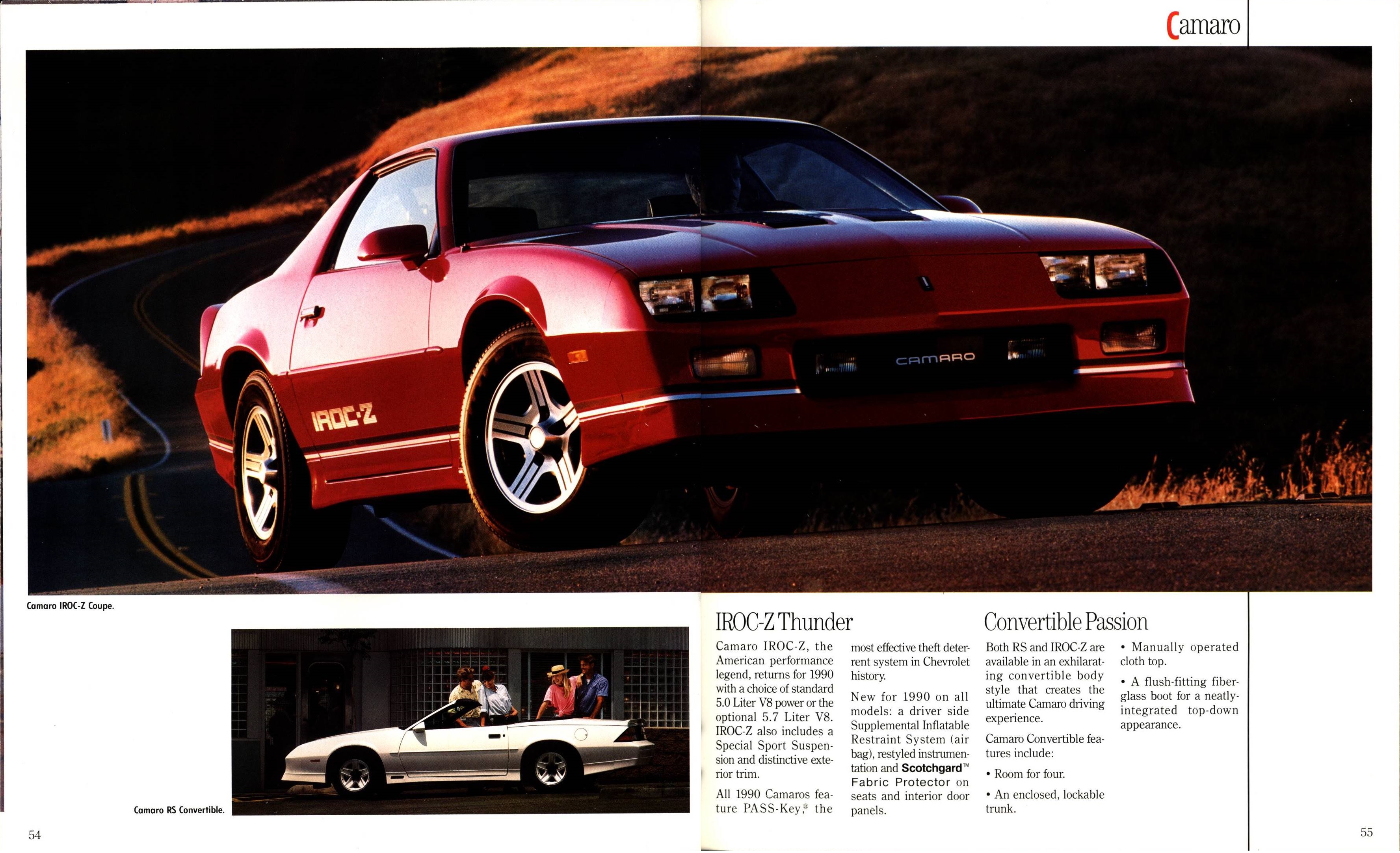1990 Chevrolet Cars Full Line Brochure 054-055