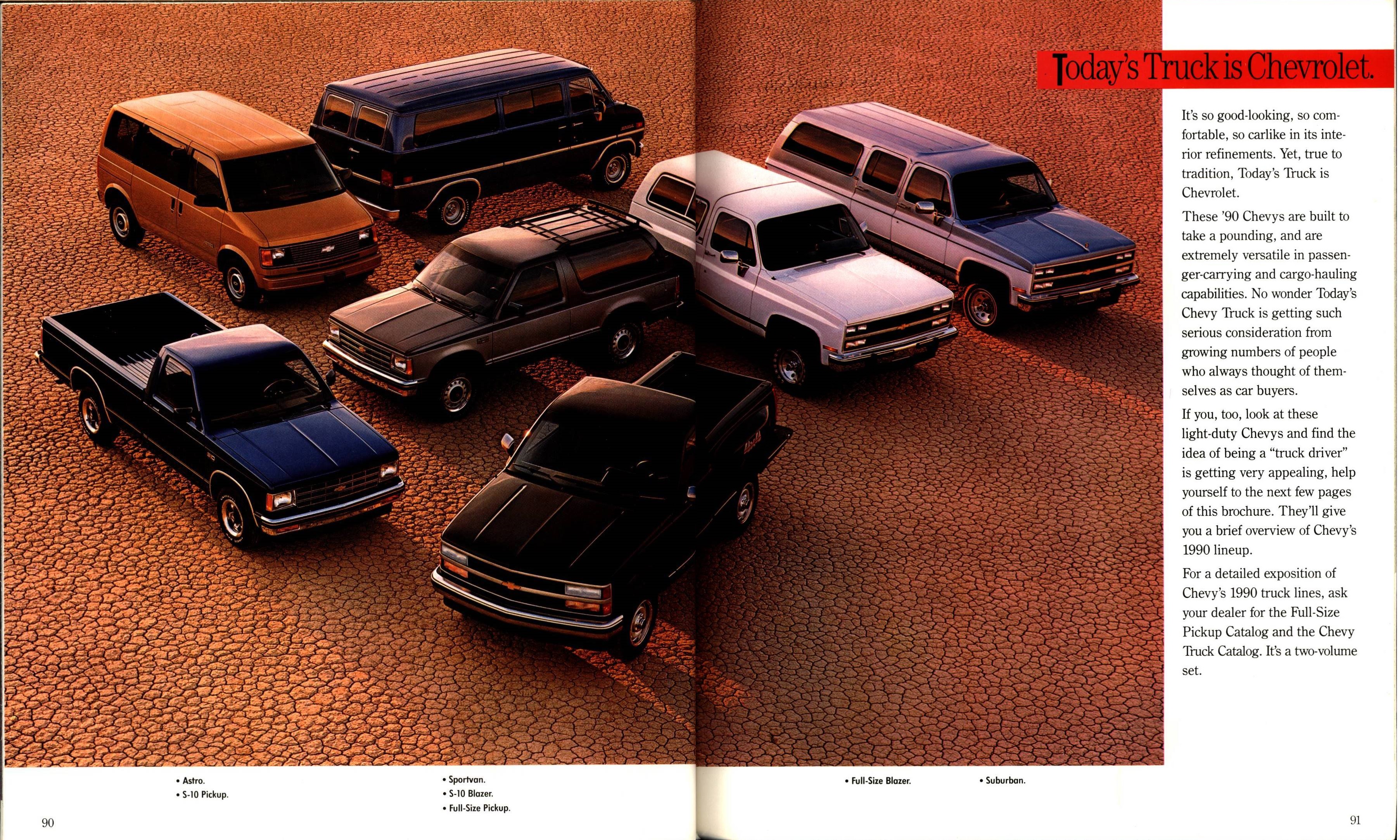 1990 Chevrolet Cars Full Line Brochure 090-091