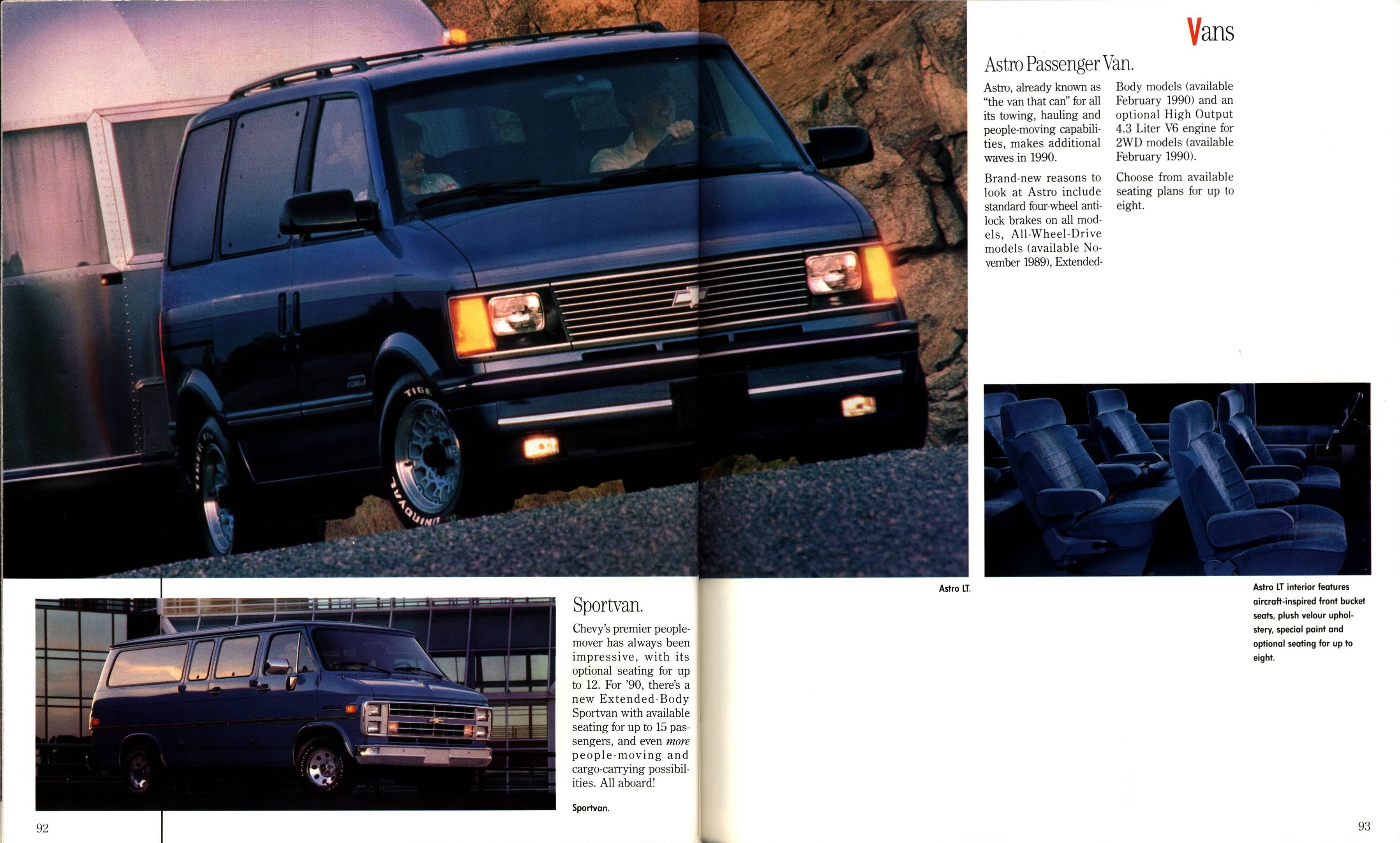 1990 Chevrolet Cars Full Line Brochure 092-093