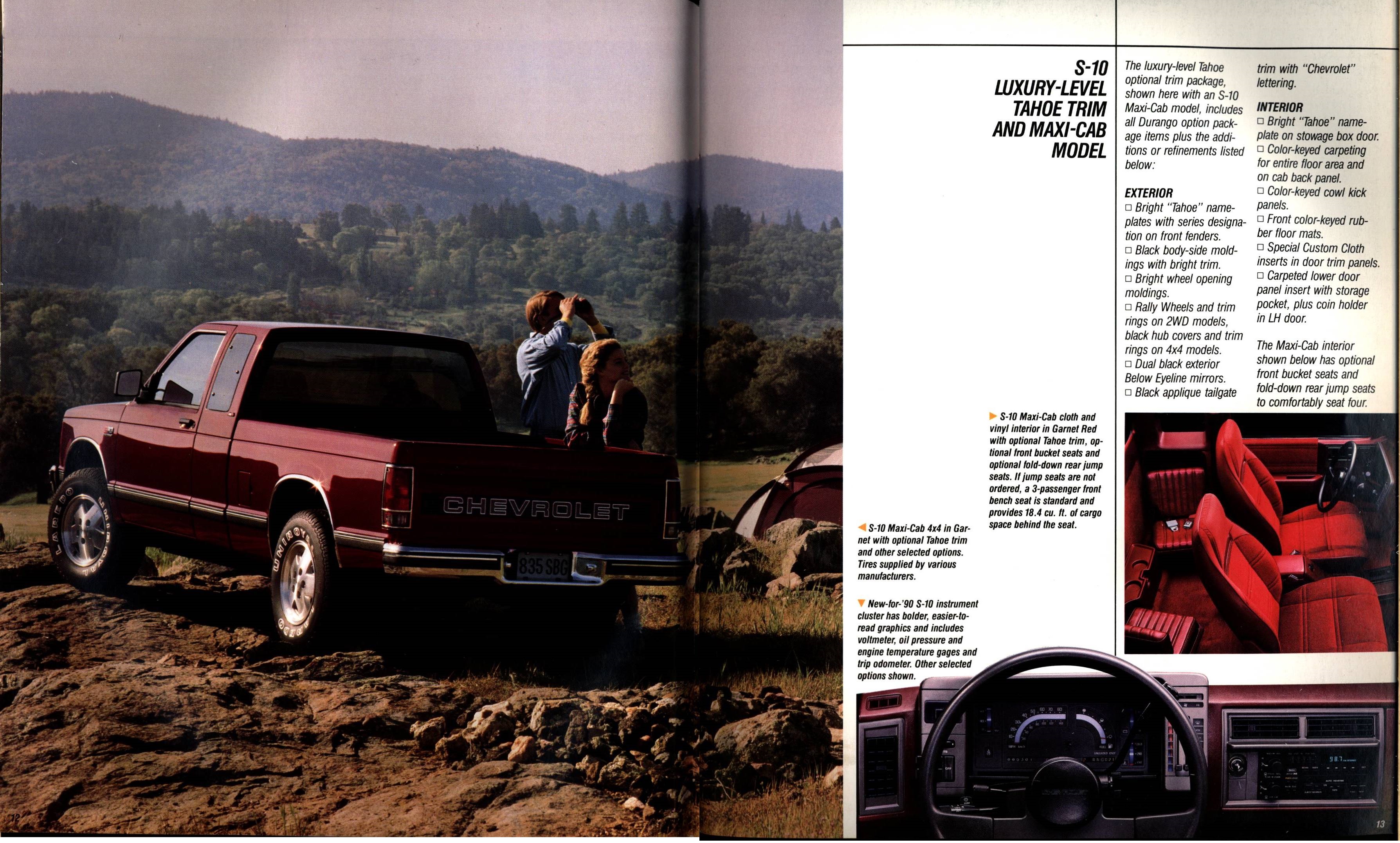 1990 Chevrolet Trucks Brochure Vol. 1 12-13