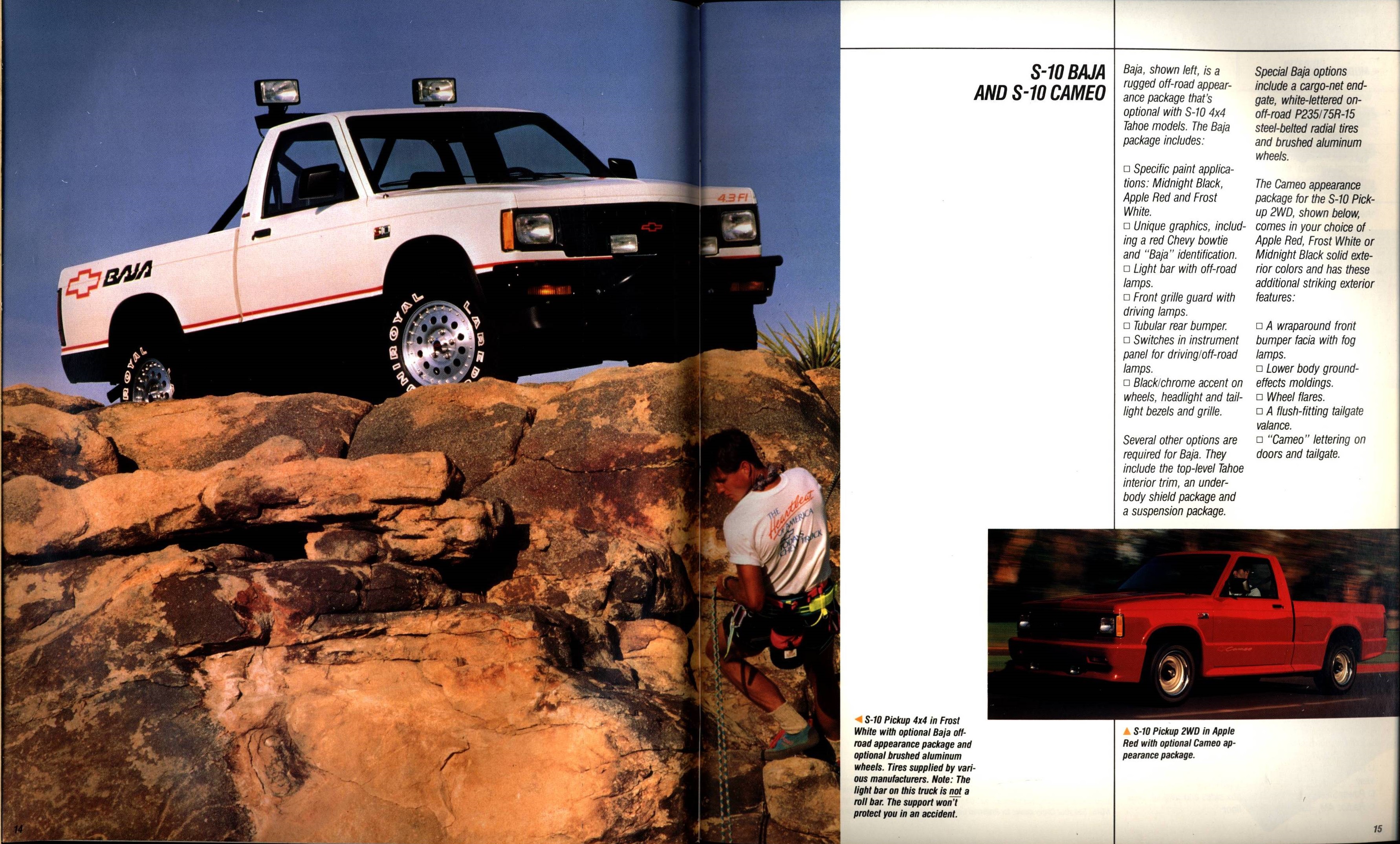 1990 Chevrolet Trucks Brochure Vol. 1 14-15