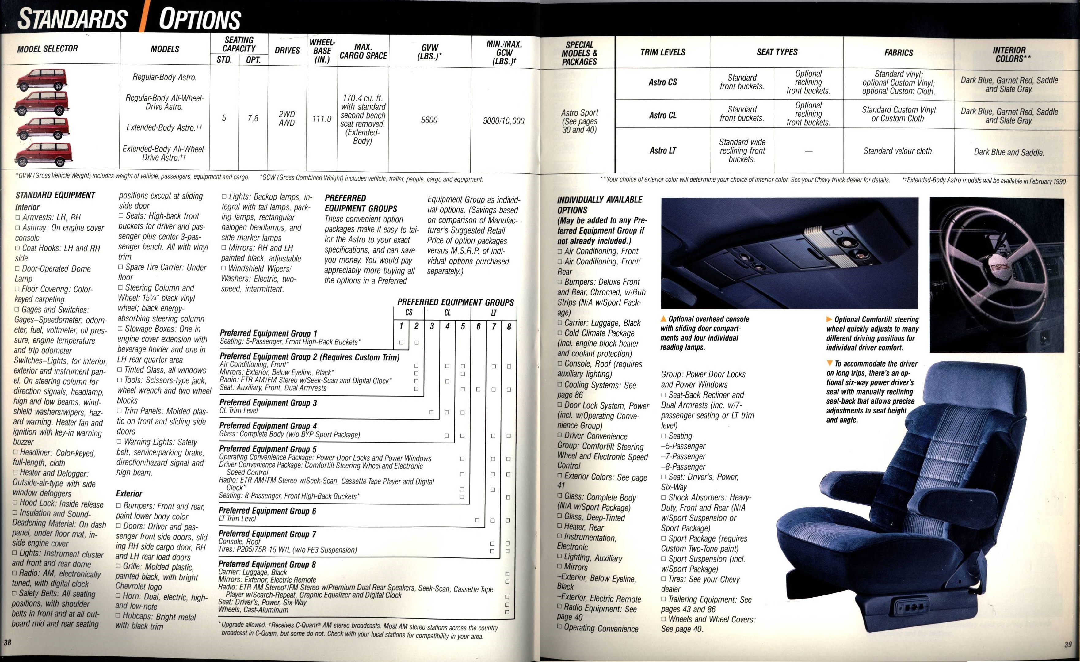 1990 Chevrolet Trucks Brochure Vol. 1 38-39