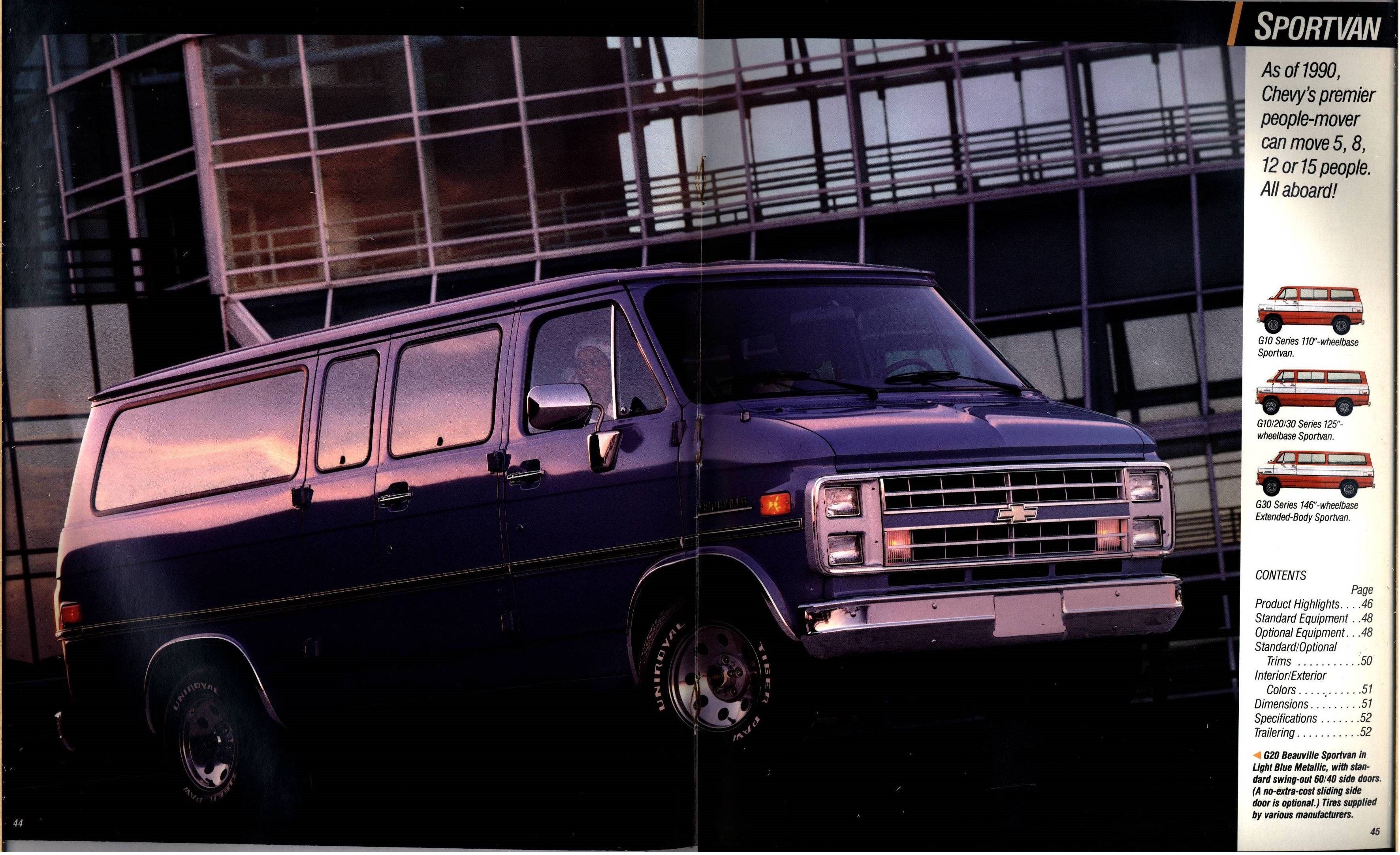 1990 Chevrolet Trucks Brochure Vol. 1 44-45