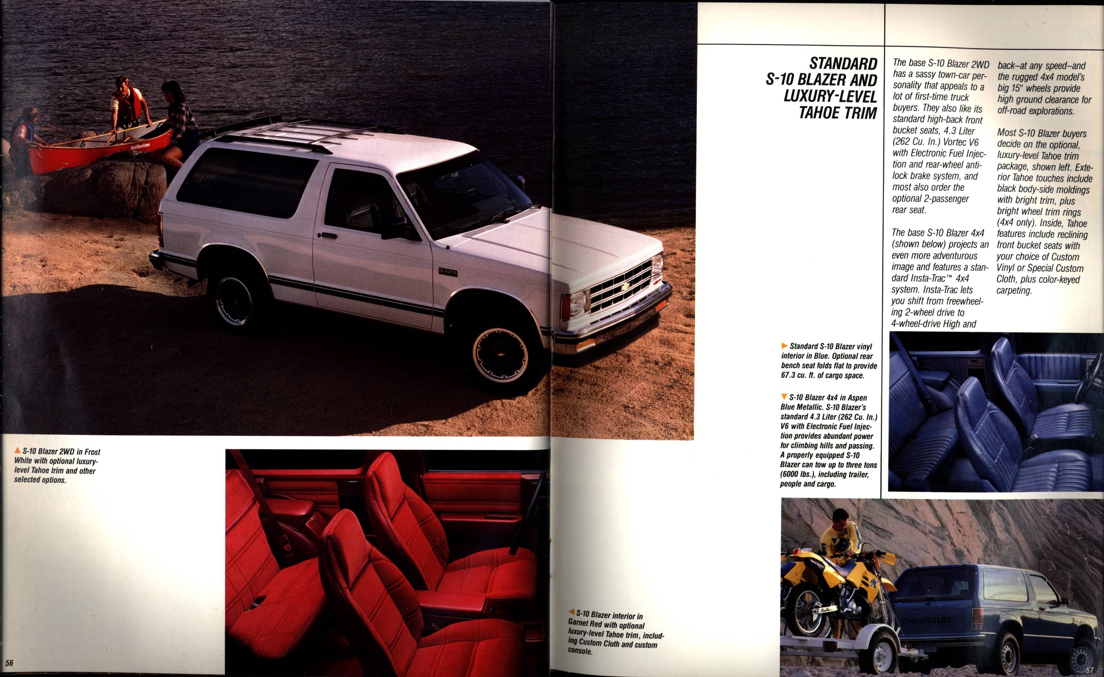 1990 Chevrolet Trucks Brochure Vol. 1 56-57